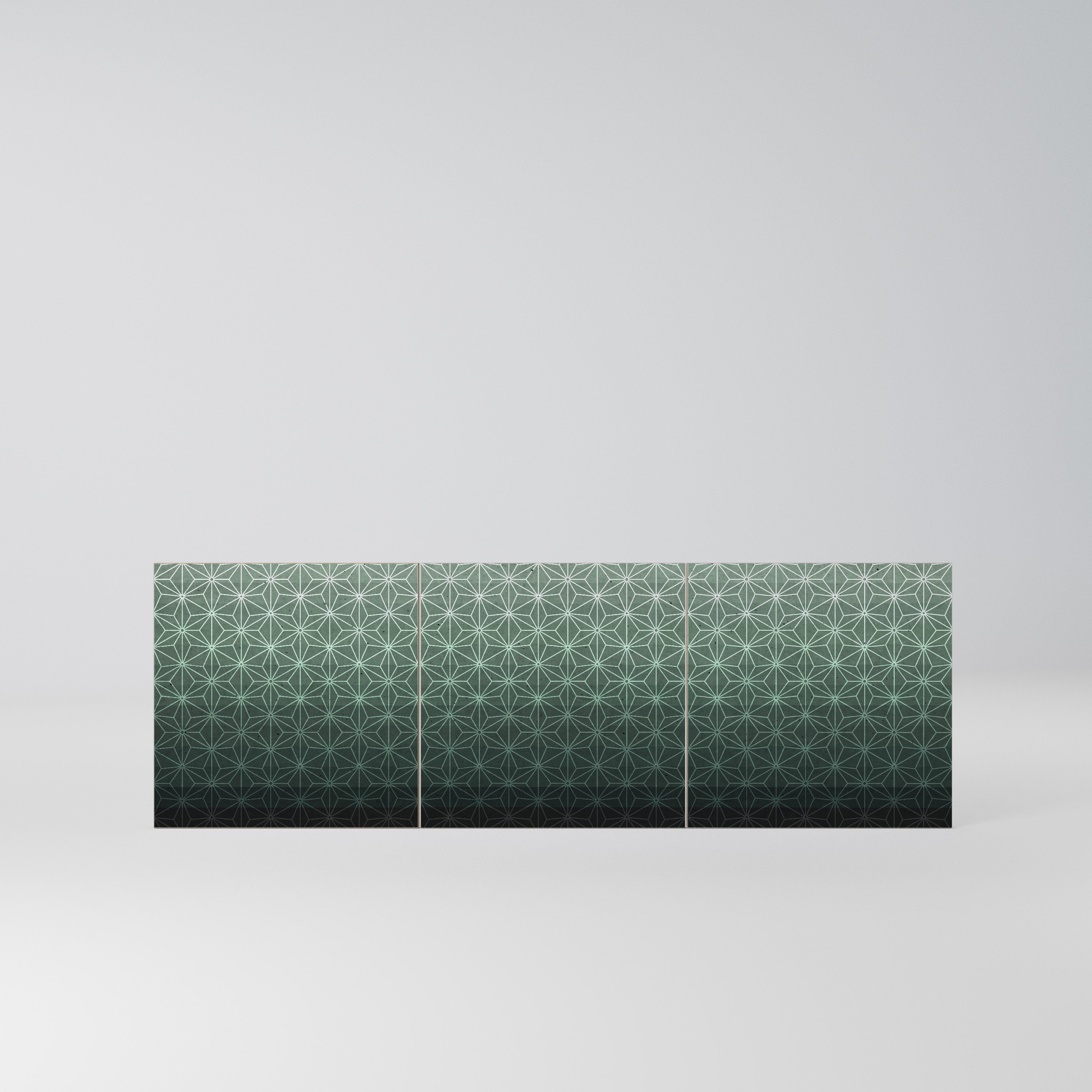 ORNAMENTAL GLIMMER Komplet 3 frontów do komody 3-drzwiowej
