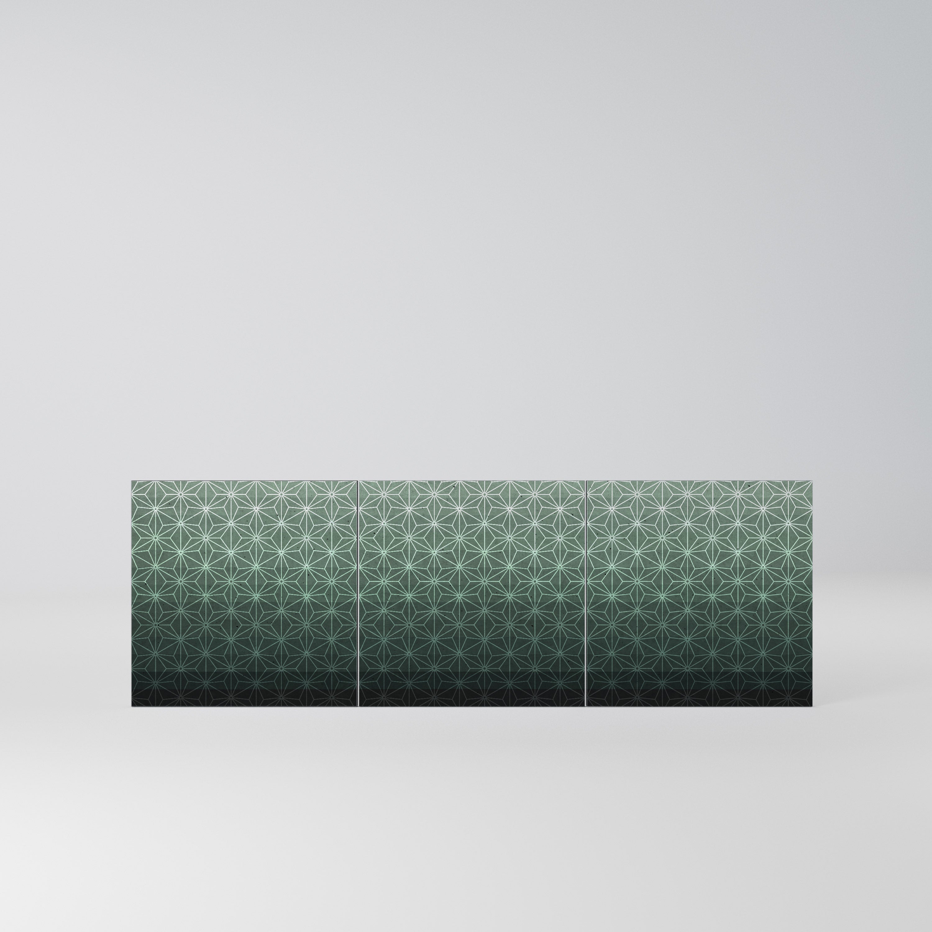 ORNAMENTAL GLIMMER Komplet 3 frontów do komody 3-drzwiowej