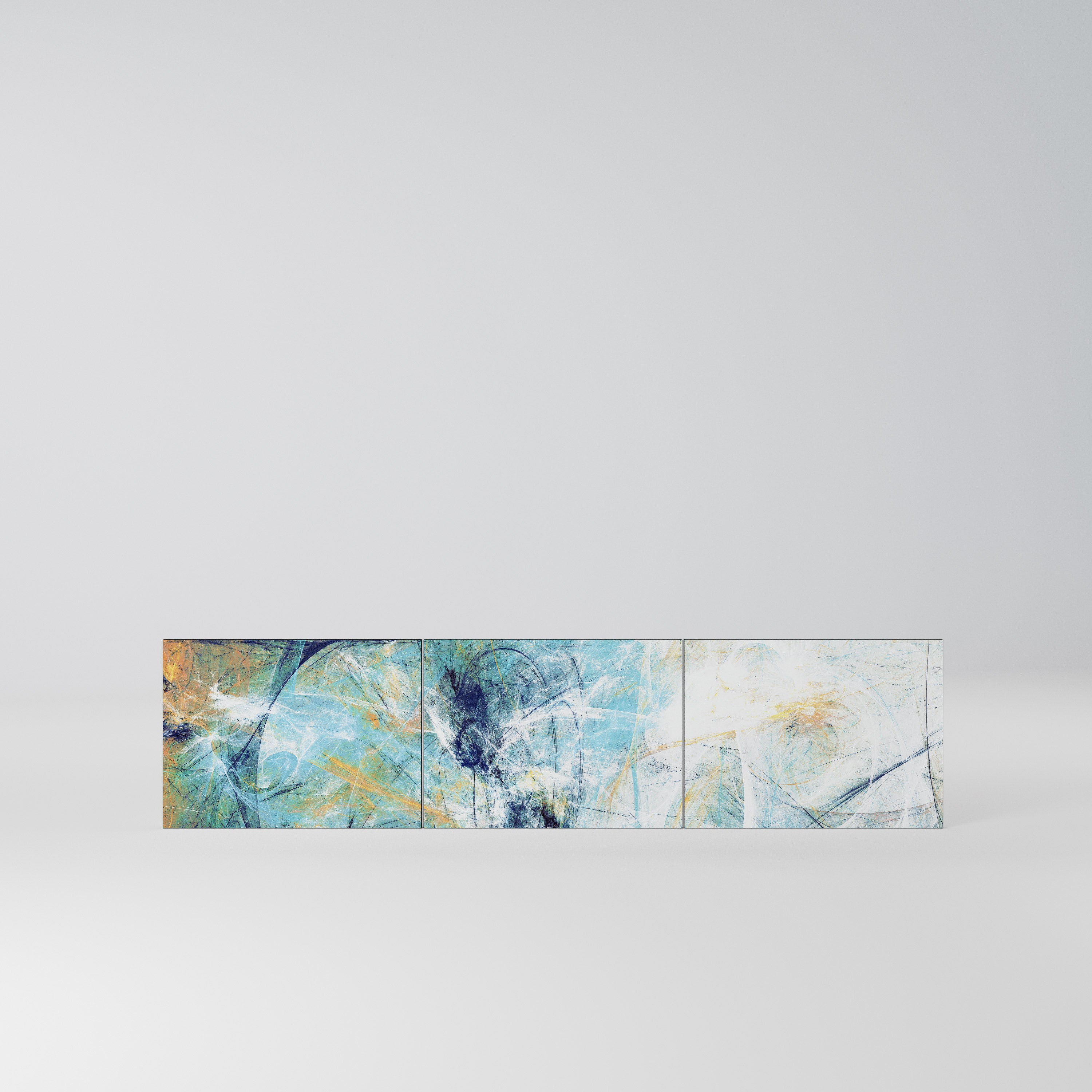 ABSTRACT THOUGHTS Komplet 3 frontów do szafki RTV 3-drzwiowej