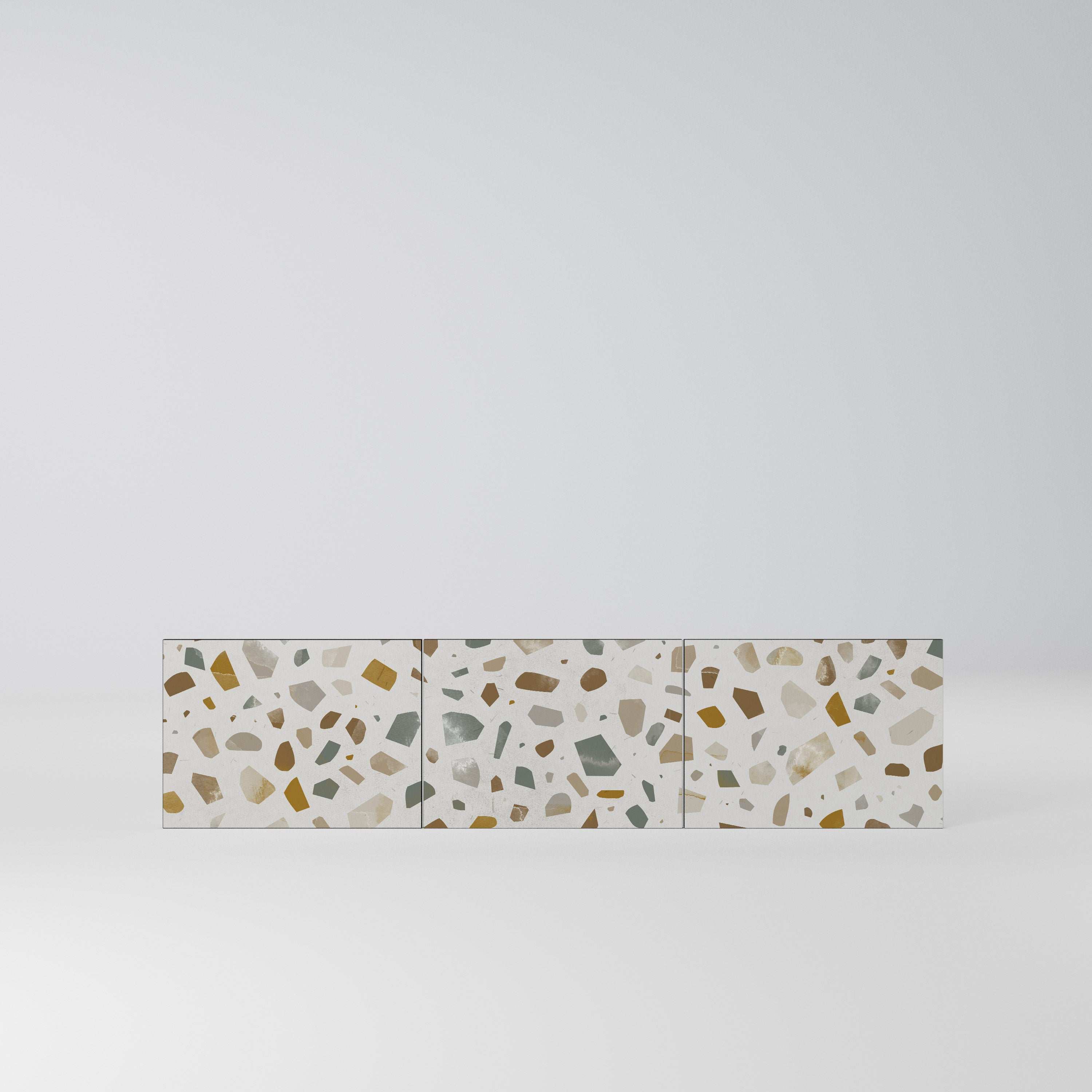 PIECES OF TOMORROW Komplet 3 frontów do szafki RTV 3-drzwiowej