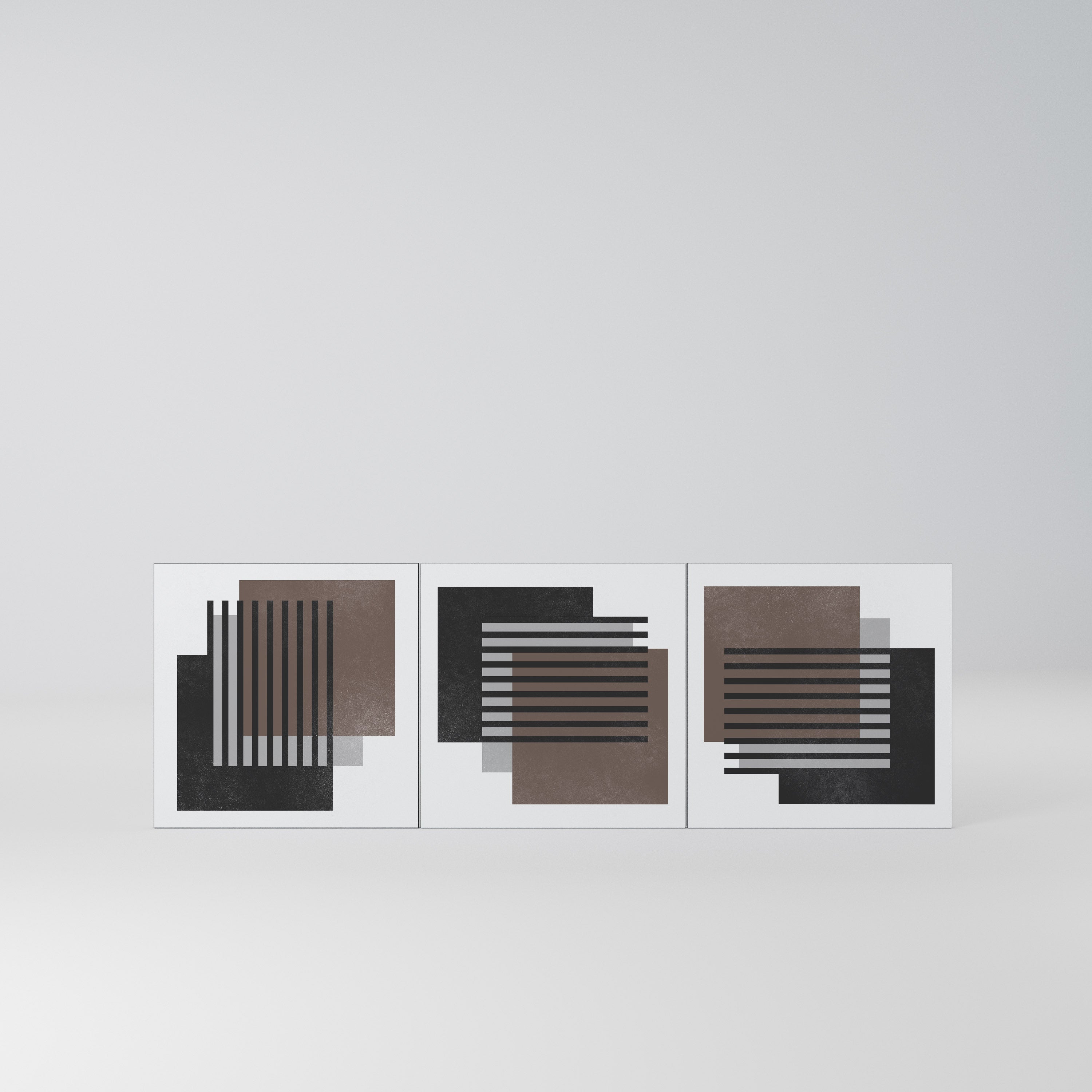 SHADOW SYNCHRONY Komplet 3 frontów do komody 3-drzwiowej