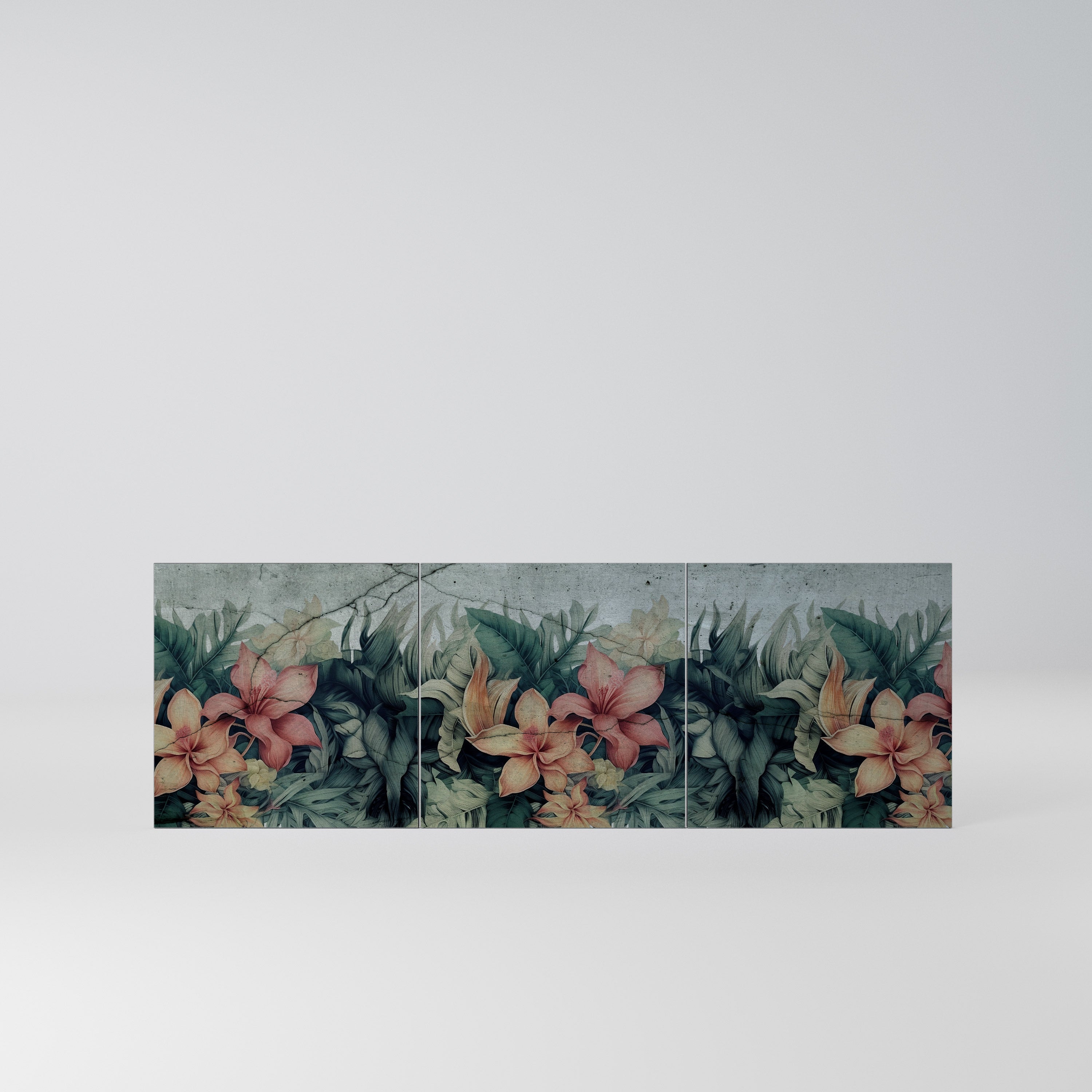 HEAVENLY BLOOM Komplet 3 frontów do komody 3-drzwiowej