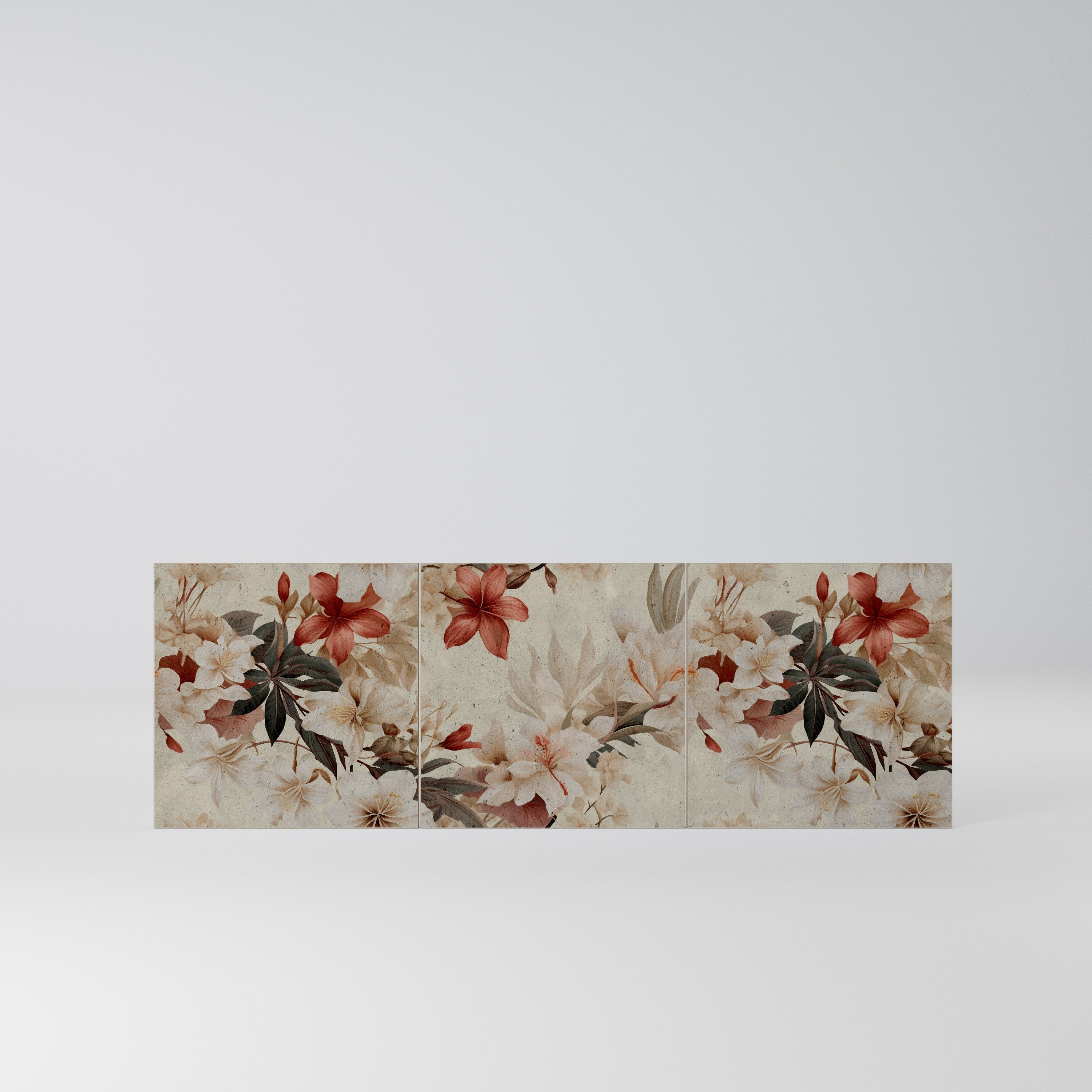 PETAL HARMONY Komplet 3 frontów do komody 3-drzwiowej