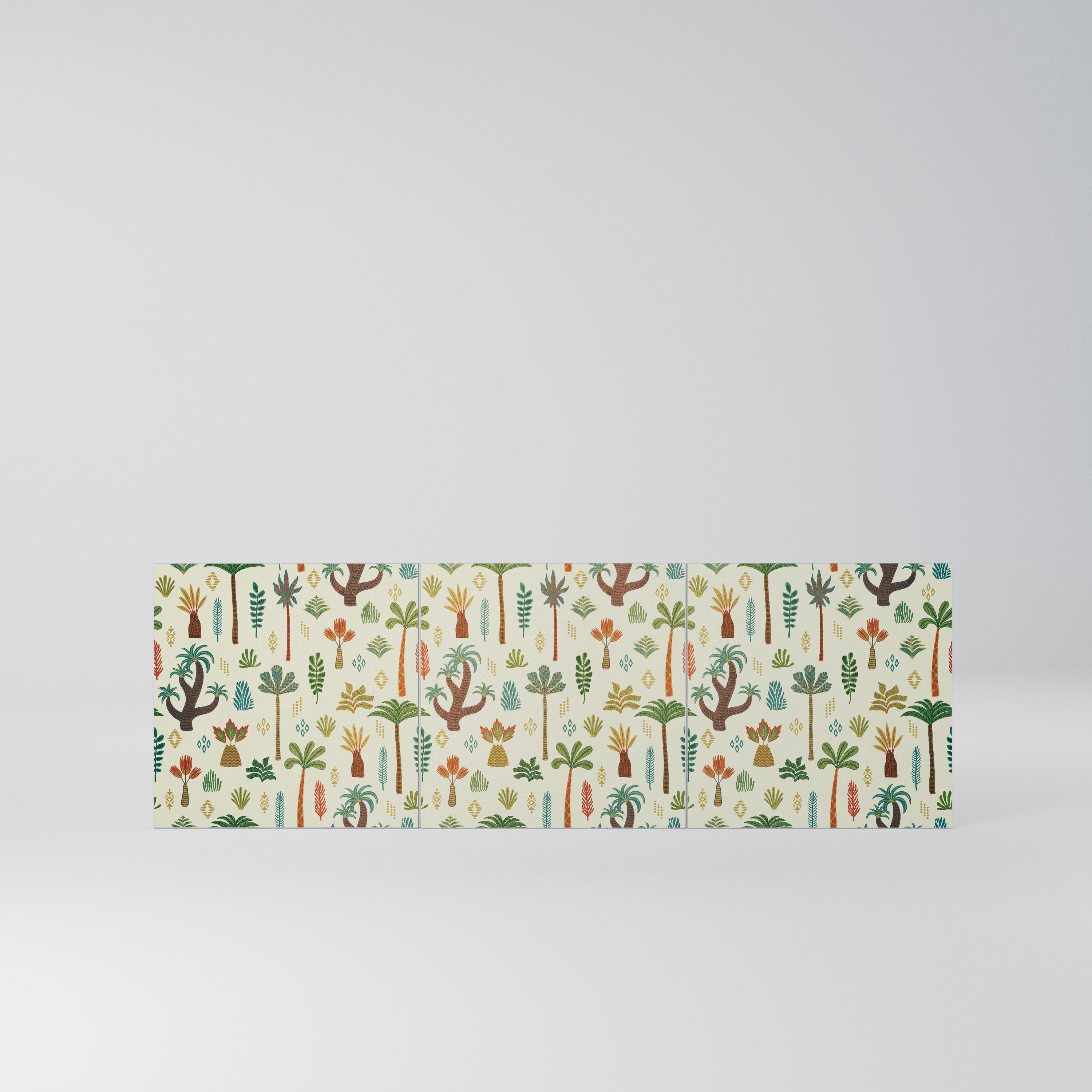 PALM SPRING Komplet 3 frontów do komody 3-drzwiowej