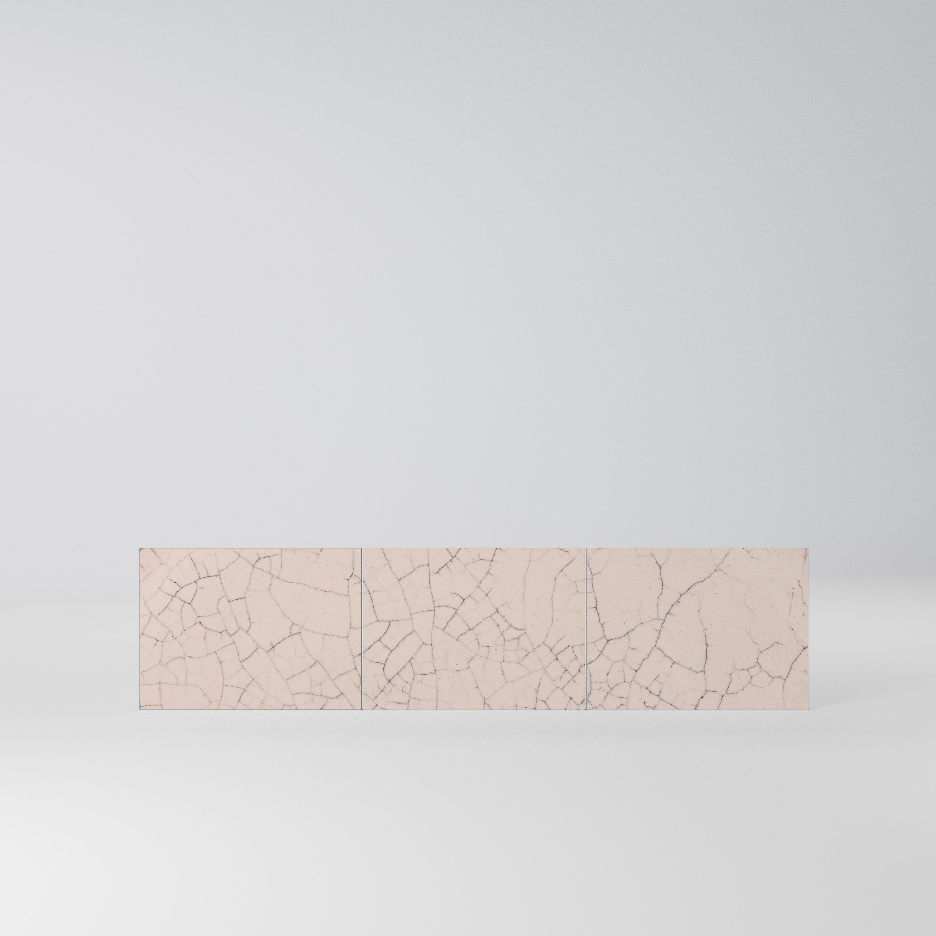 CERAMIC TEXTURE Komplet 3 frontów do szafki RTV 3-drzwiowej