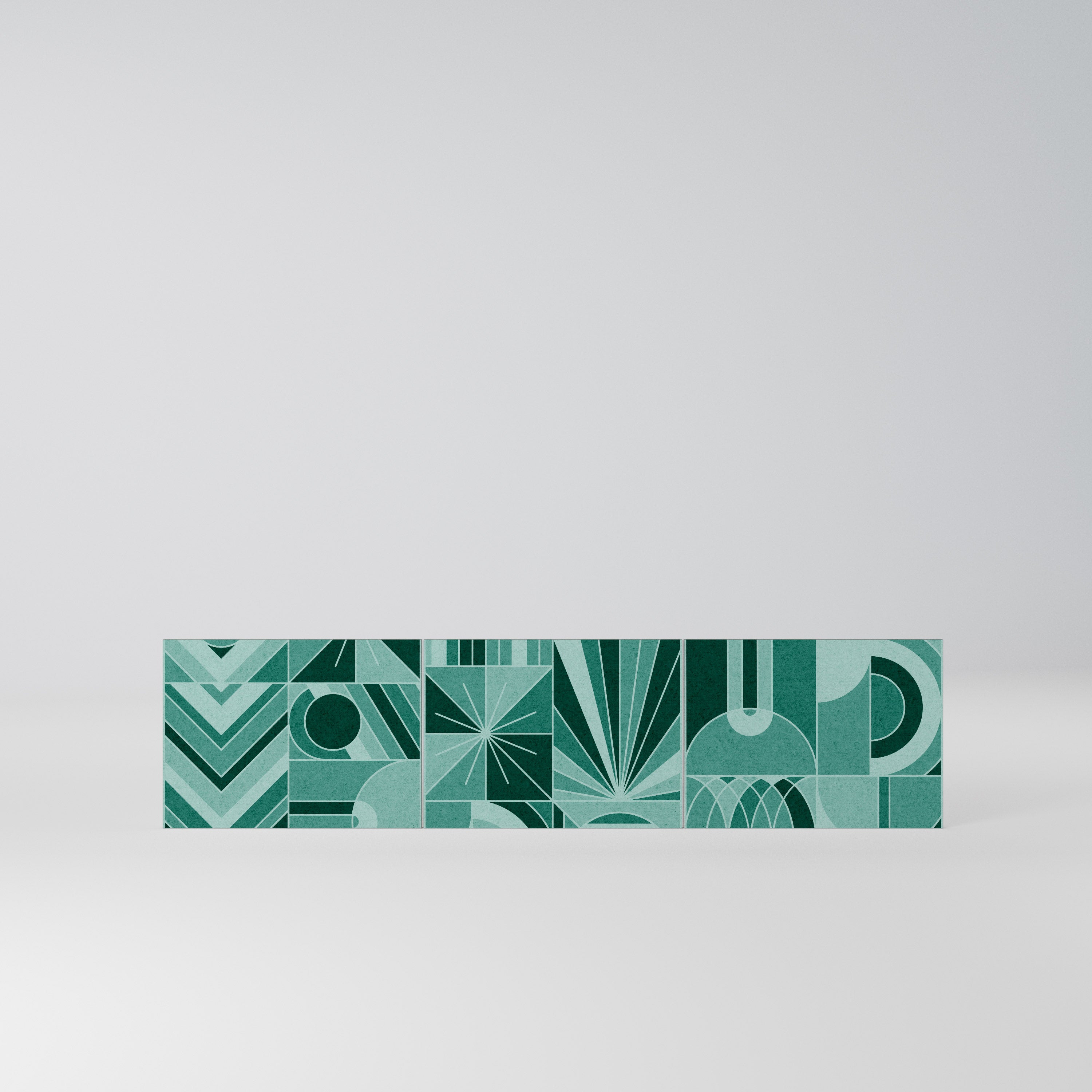 HARMONIC GRID Komplet 3 frontów do szafki RTV 3-drzwiowej