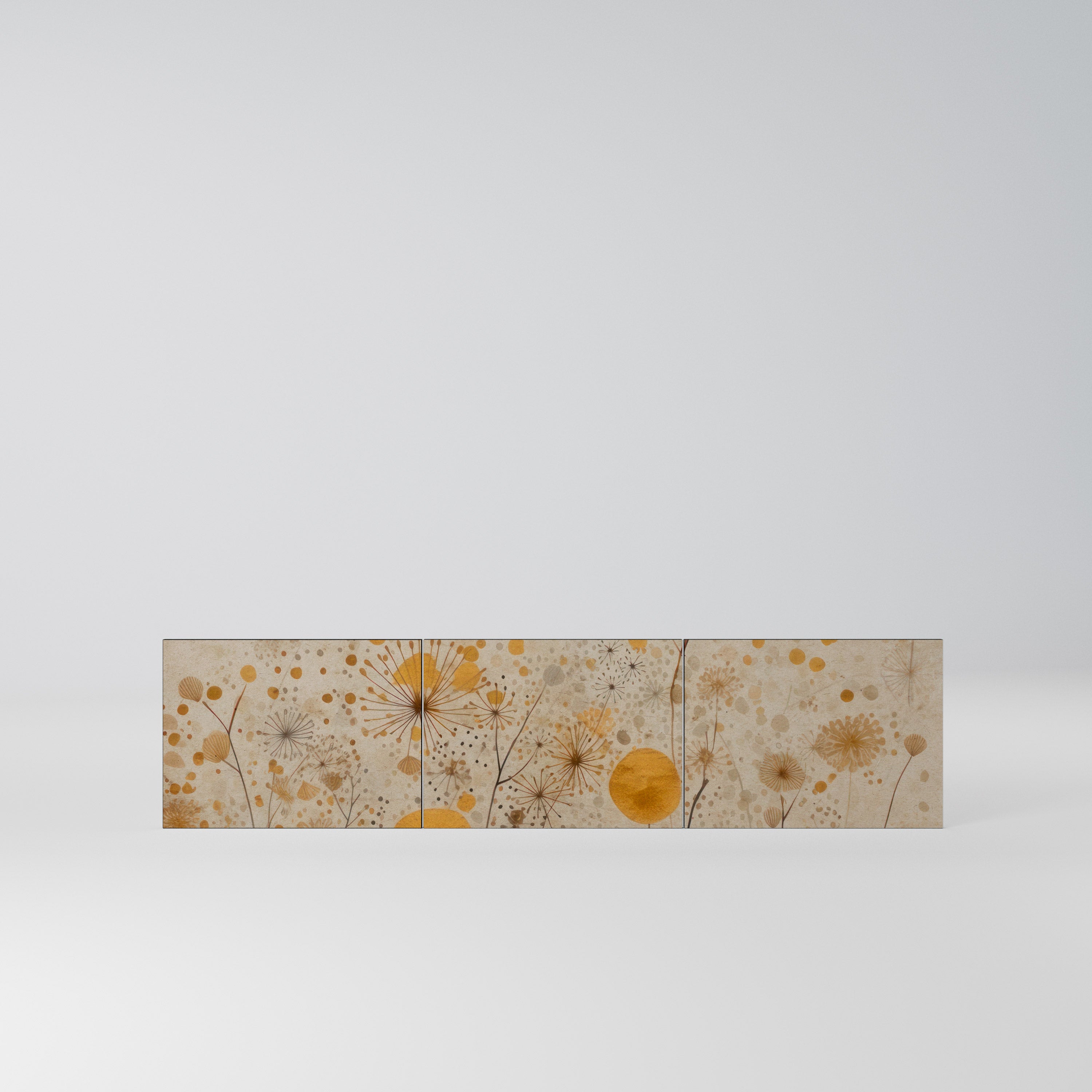 MORNING GLADE Komplet 3 frontów do szafki RTV 3-drzwiowej