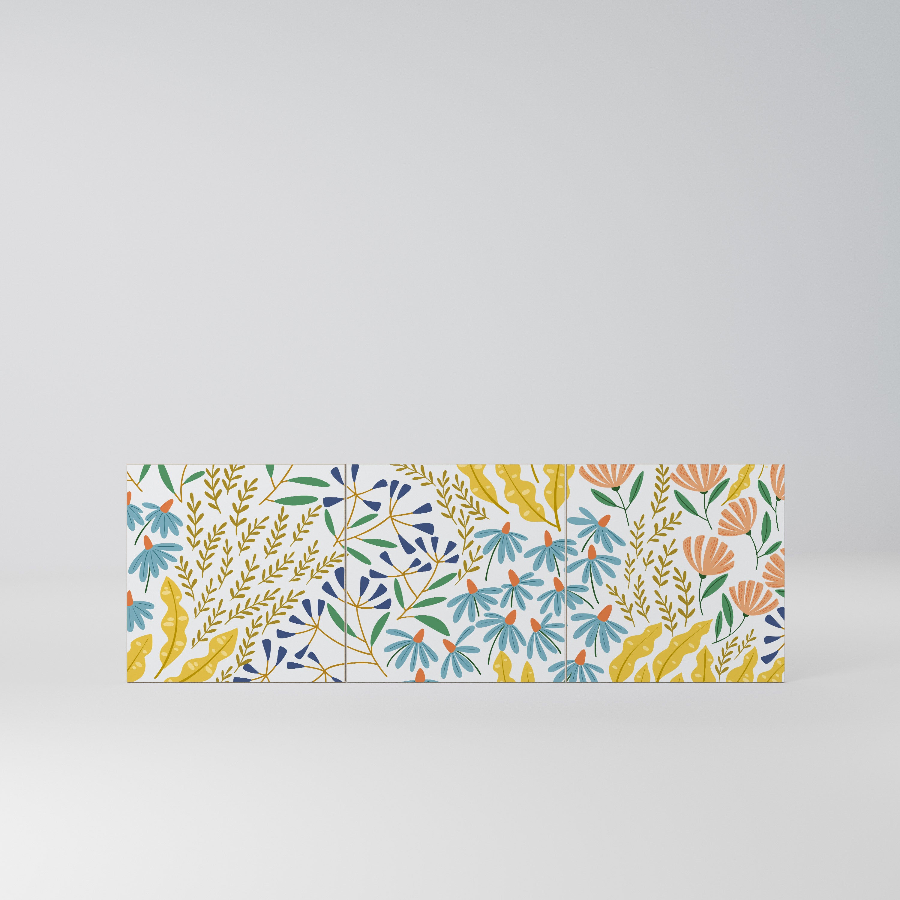 HELLO SPRING Komplet 3 frontów do komody 3-drzwiowej