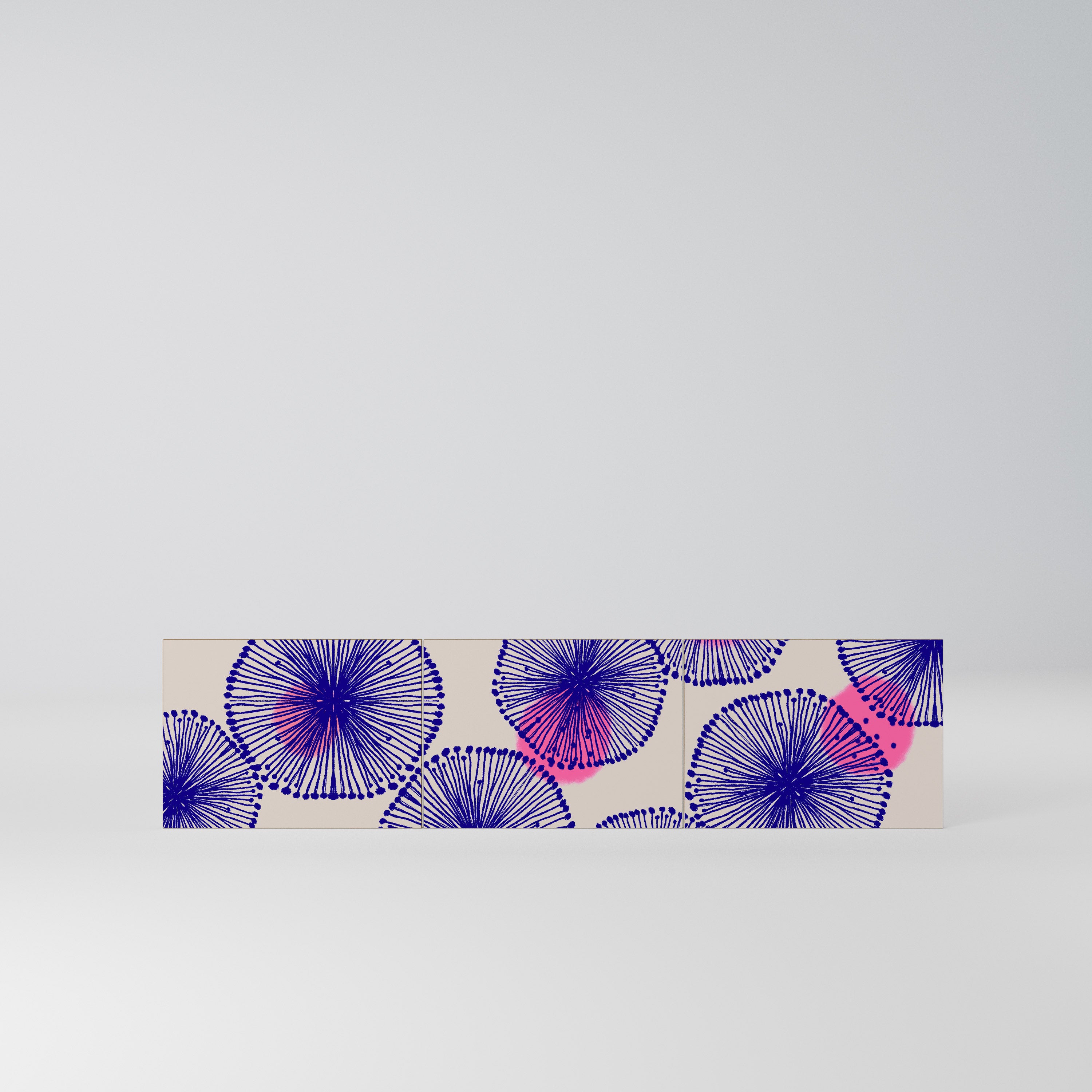 MAGIC NATURE Komplet 3 frontów do szafki RTV 3-drzwiowej