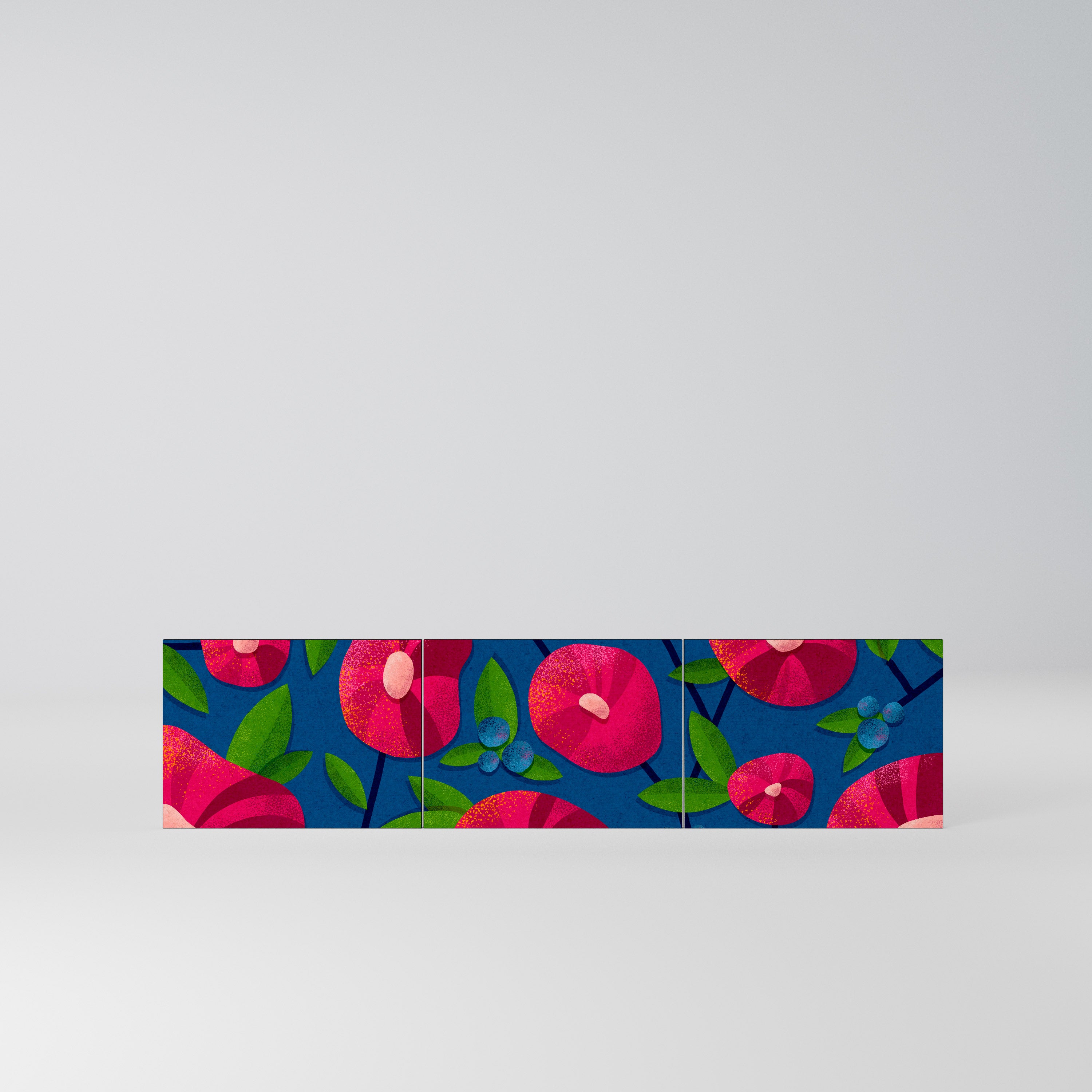 SPRING THOUGHTS Komplet 3 frontów do szafki RTV 3-drzwiowej