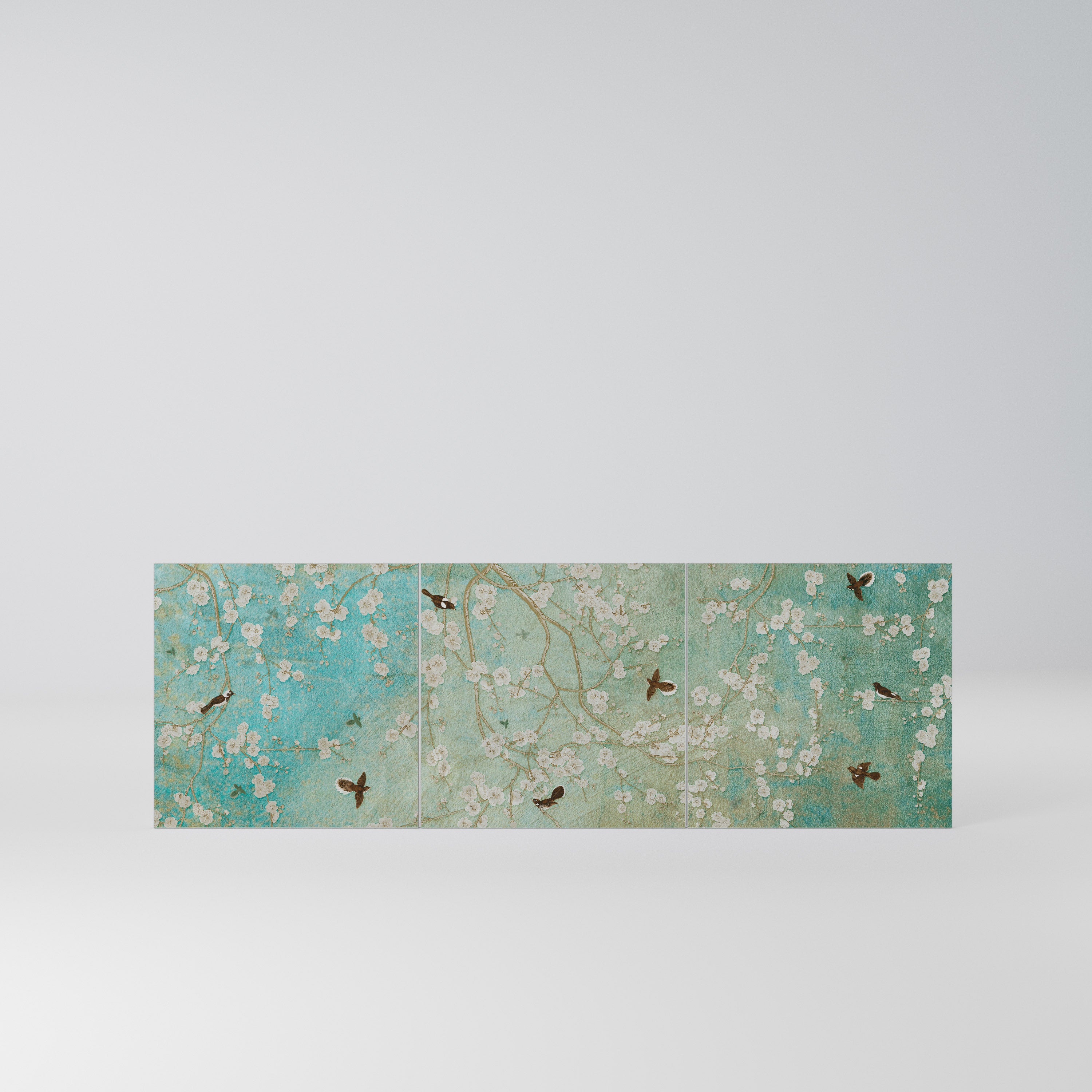 BLOOMING CHARM Komplet 3 frontów do komody 3-drzwiowej