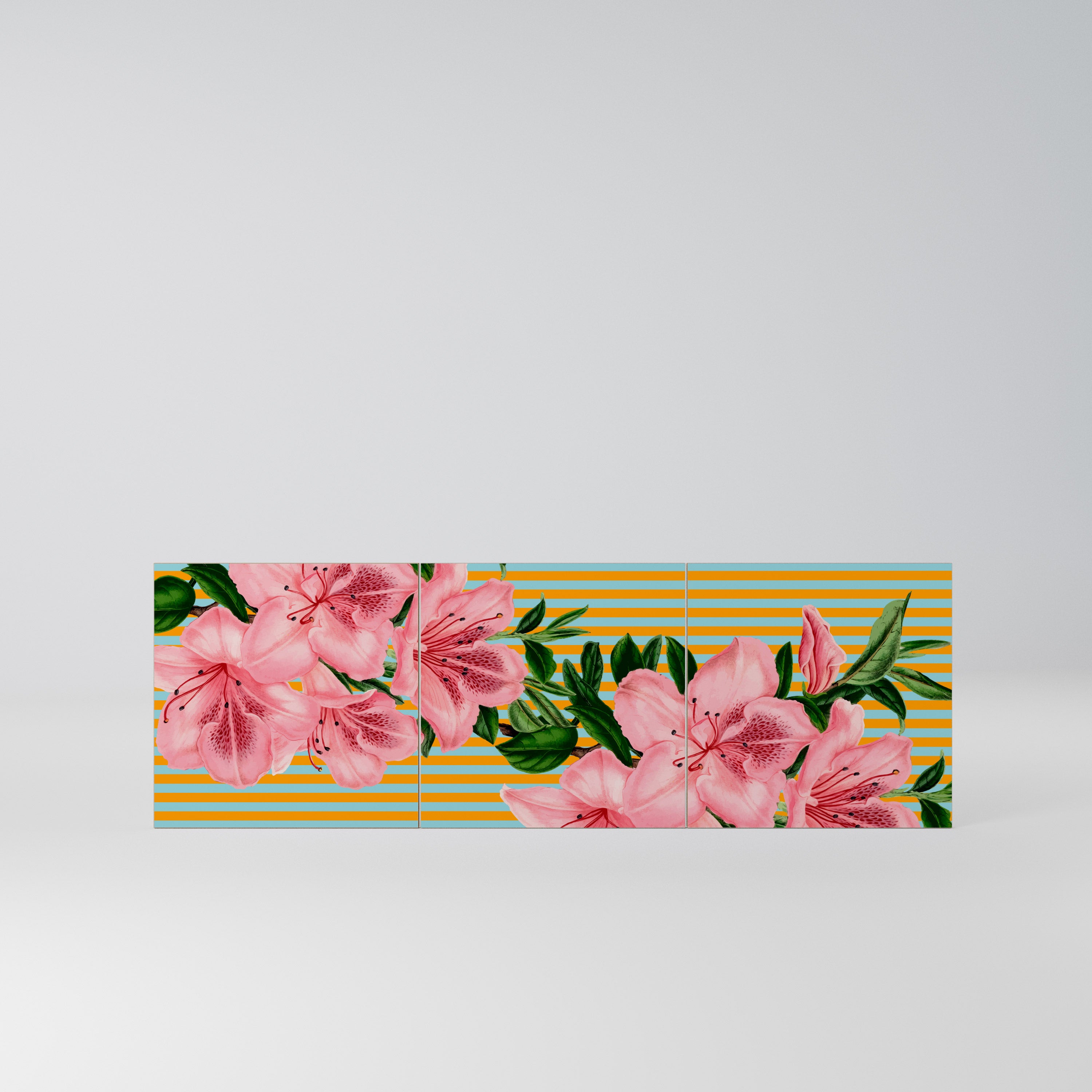 FRAGILE BEAUTY Komplet 3 frontów do komody 3-drzwiowej