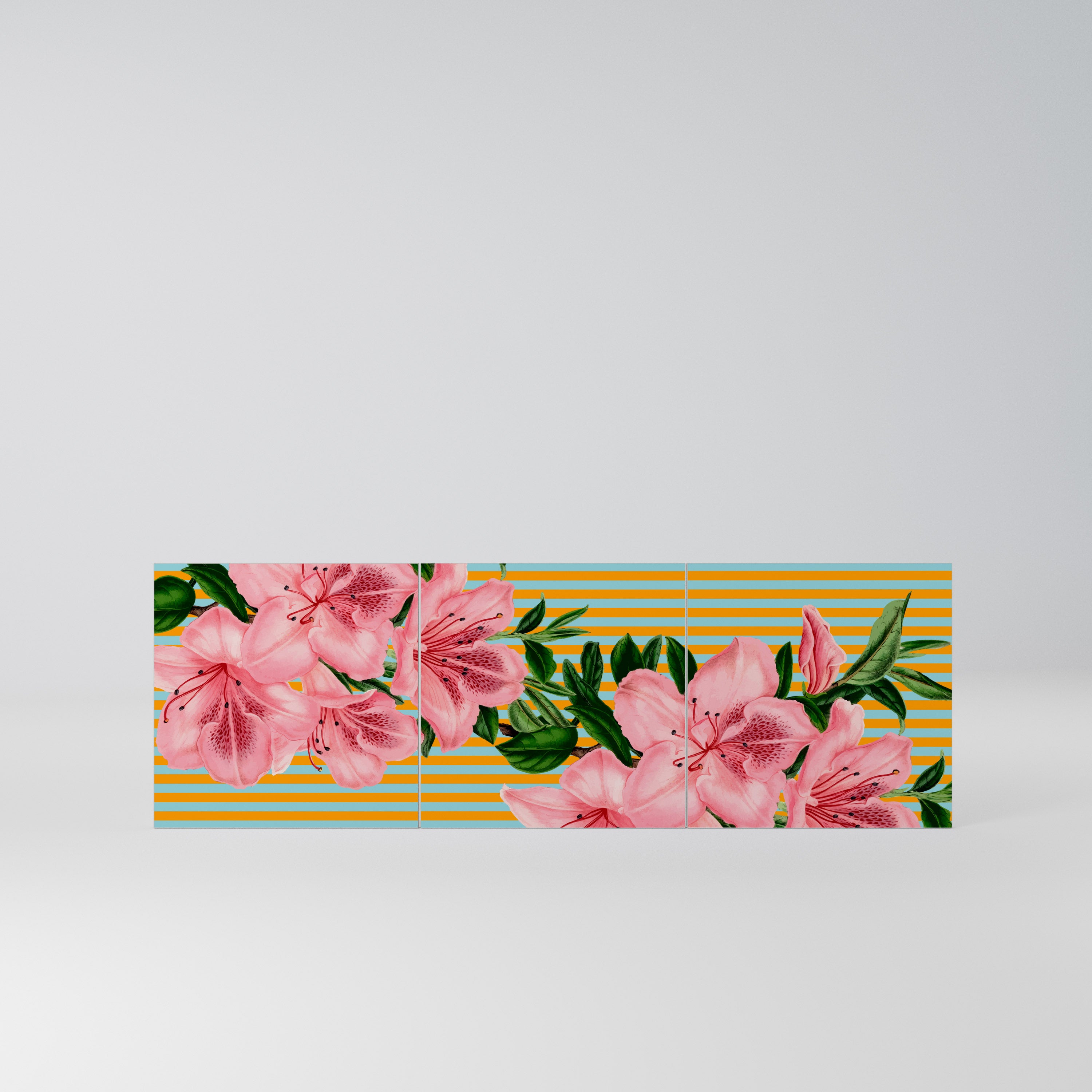 FRAGILE BEAUTY Komplet 3 frontów do komody 3-drzwiowej