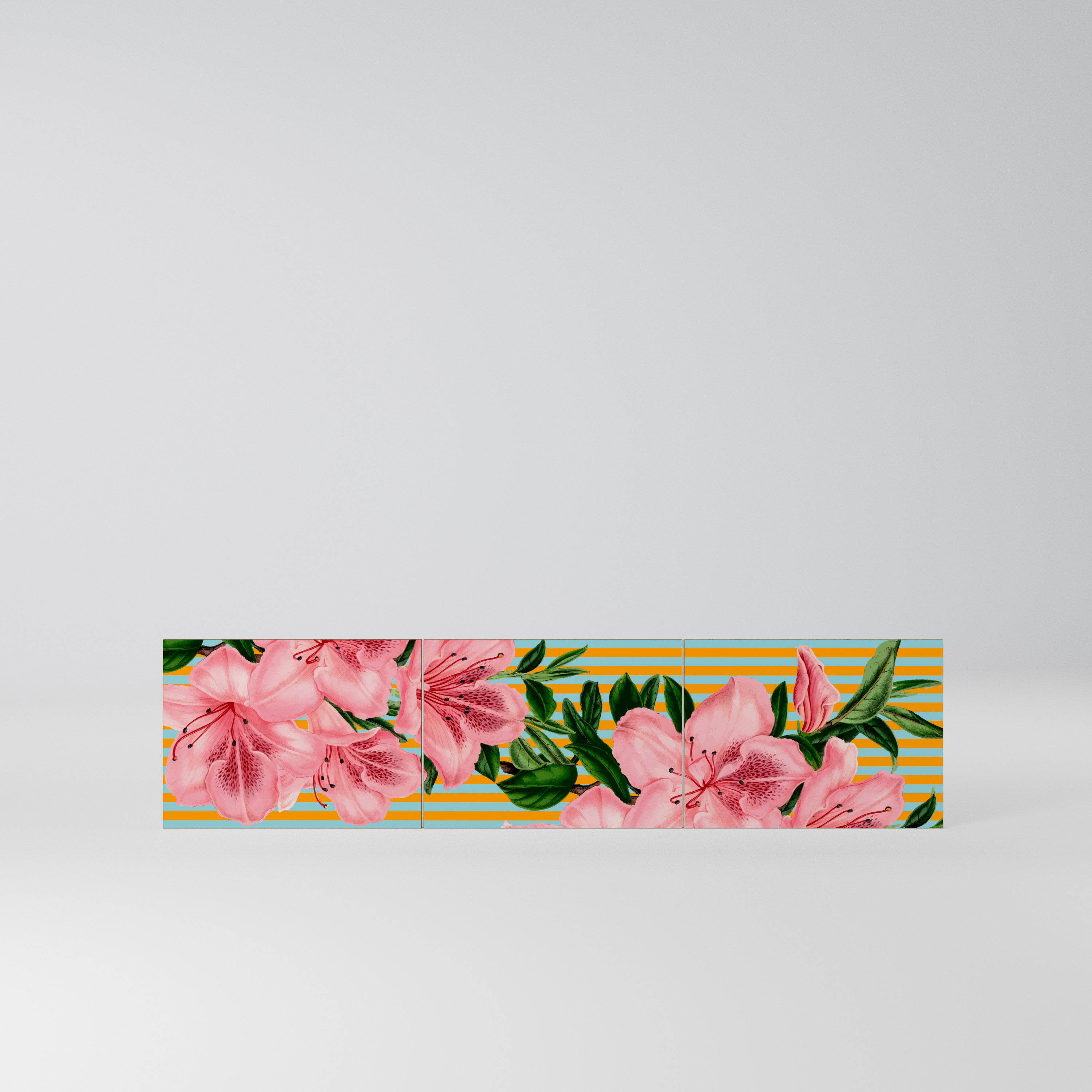 FRAGILE BEAUTY Komplet 3 frontów do szafki RTV 3-drzwiowej