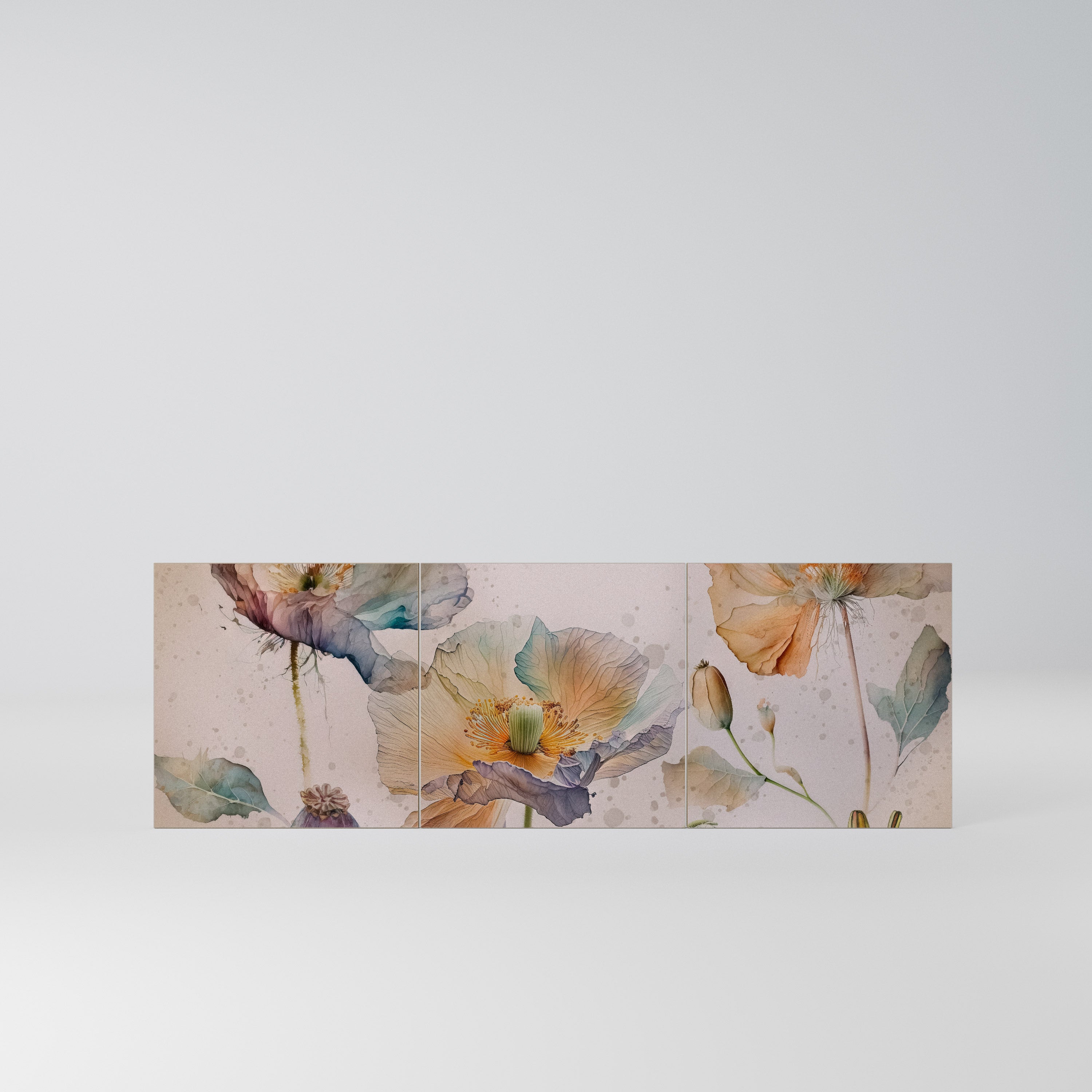 SOFTEN POPPY Komplet 3 frontów do komody 3-drzwiowej