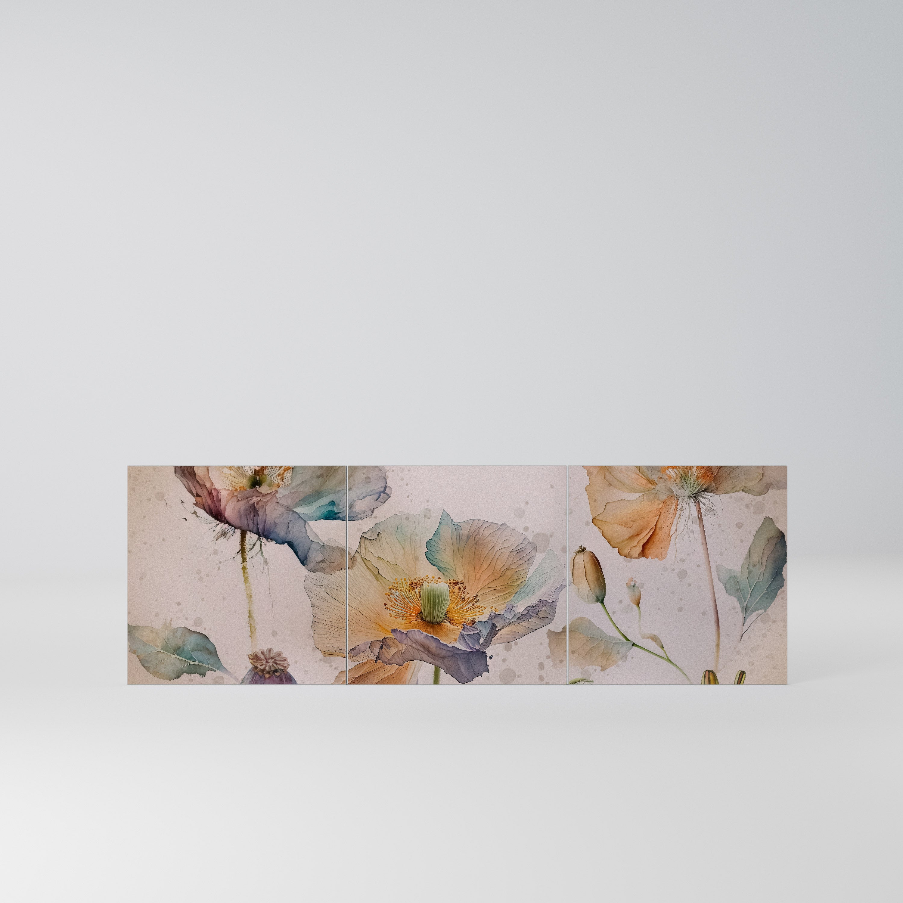 SOFTEN POPPY Komplet 3 frontów do komody 3-drzwiowej