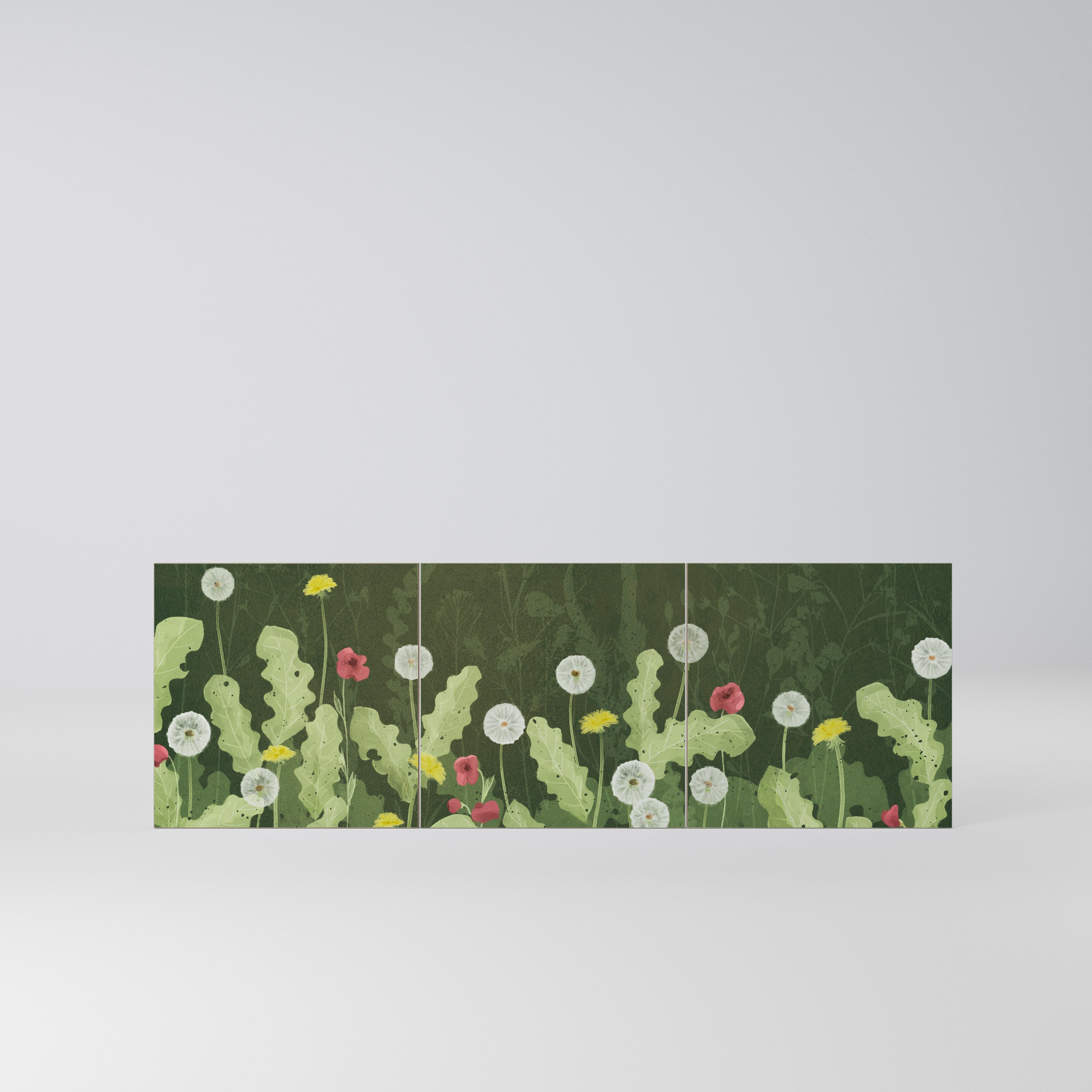 DANDELION AMUSE Komplet 3 frontów do komody 3-drzwiowej