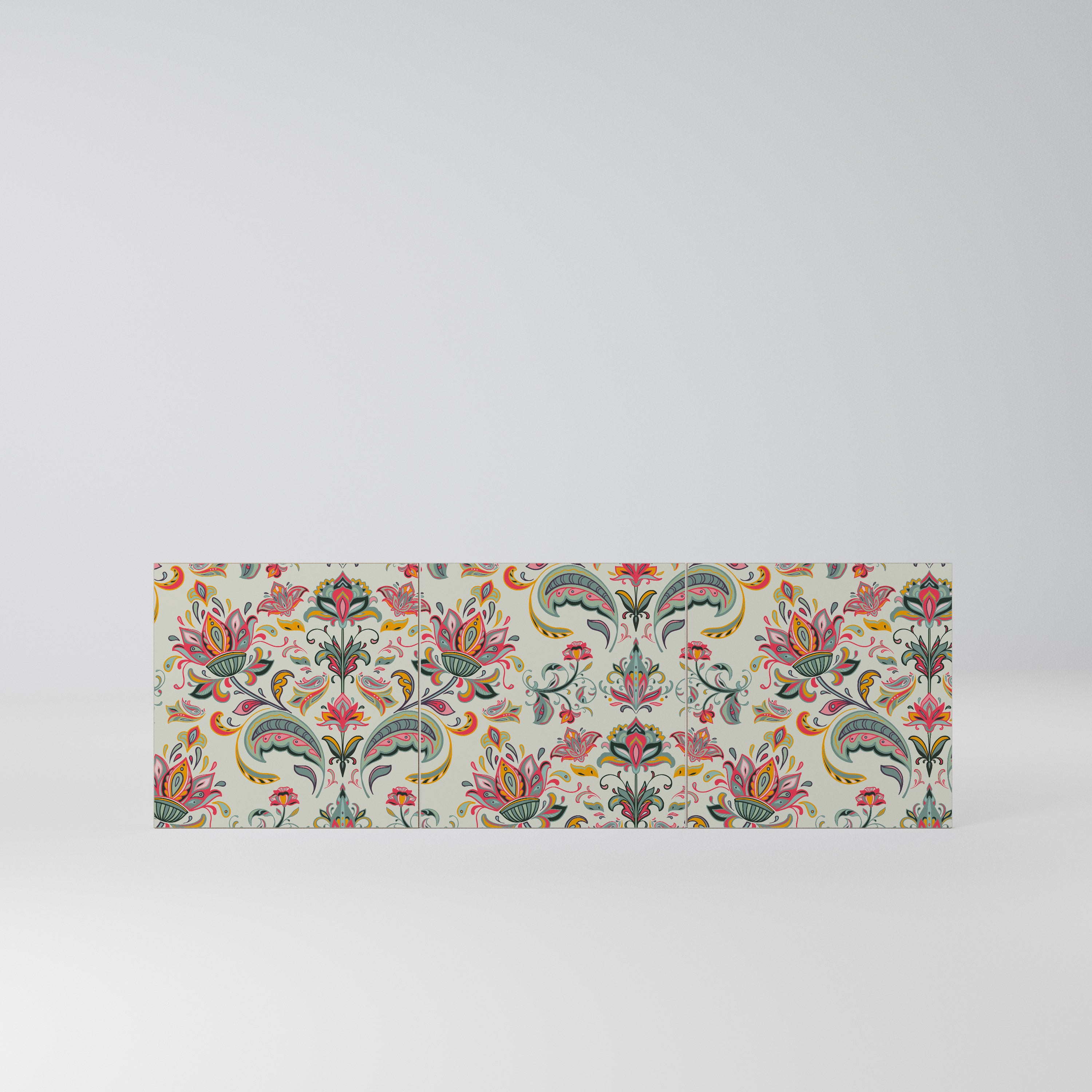 ORGANIC FOLKLORE Komplet 3 frontów do komody 3-drzwiowej