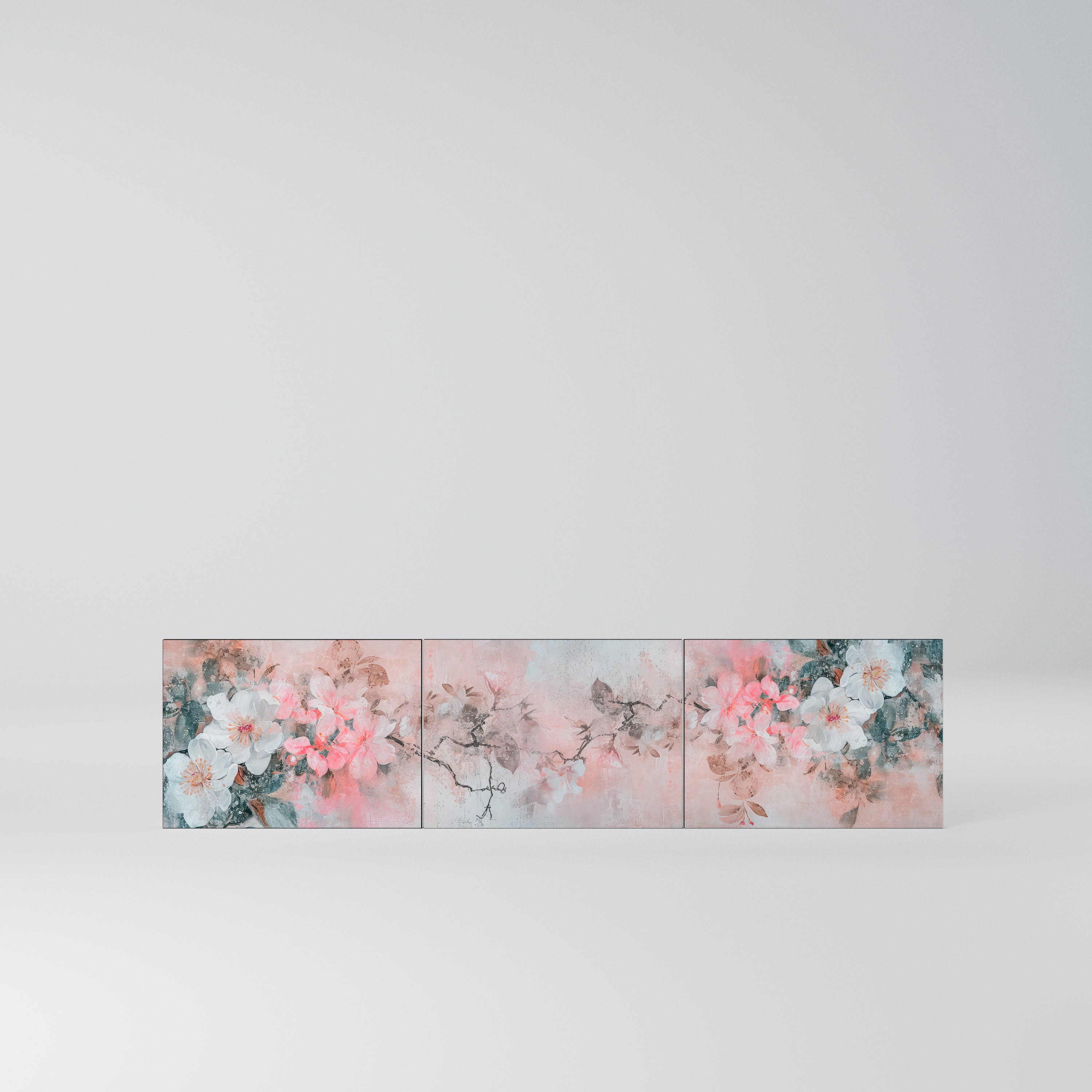 CHERRY BLOSSOM Komplet 3 frontów do szafki RTV 3-drzwiowej