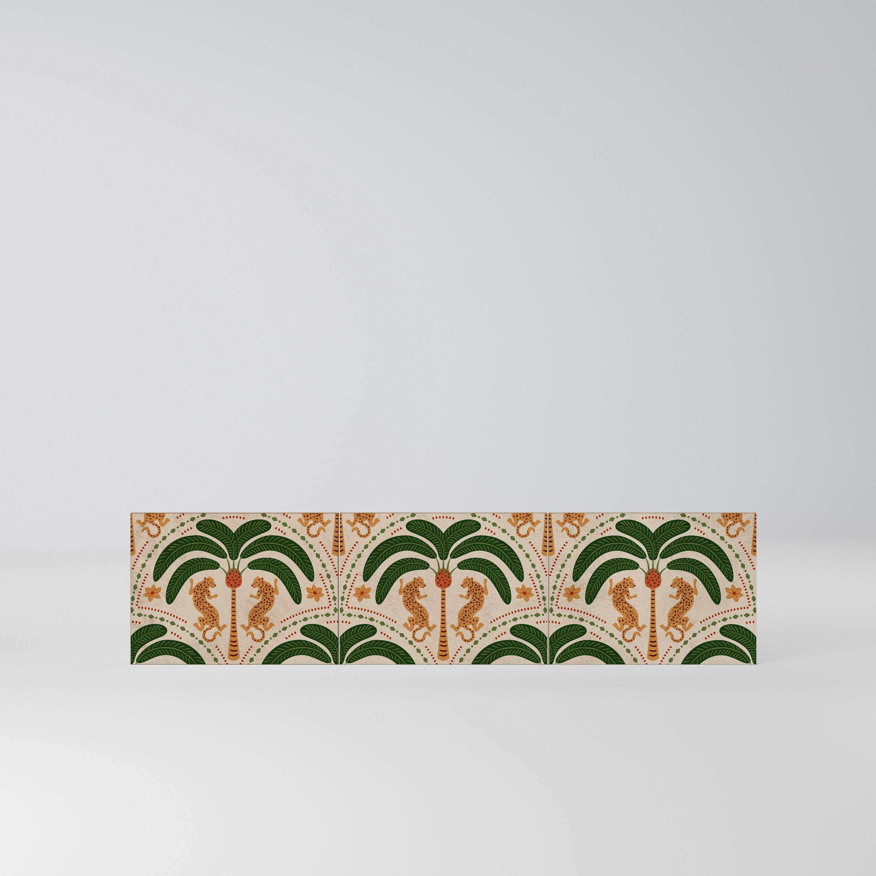 DANCING PREDATORS Komplet 3 frontów do szafki RTV 3-drzwiowej