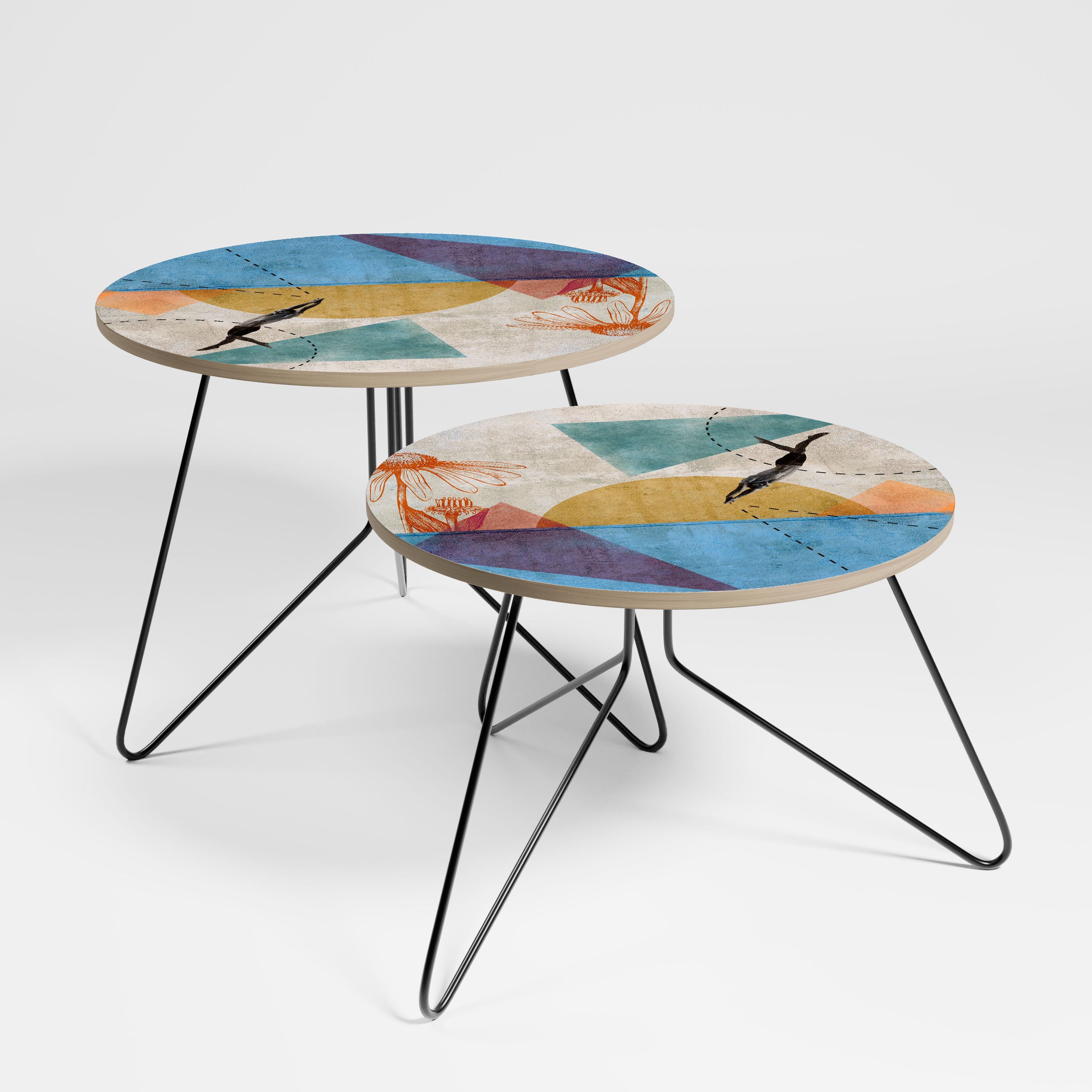 JUMP AROUND THE SHAPES Stoliki kawowe zestaw