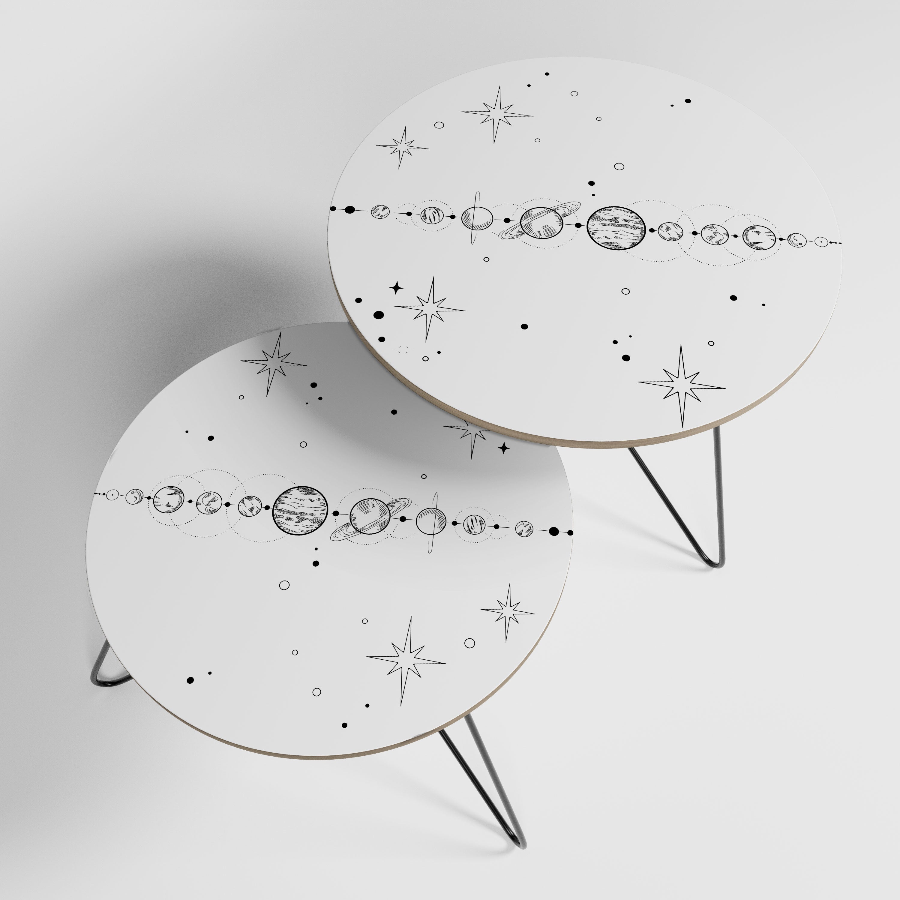 GALAXY OUTLINE Stoliki kawowe zestaw