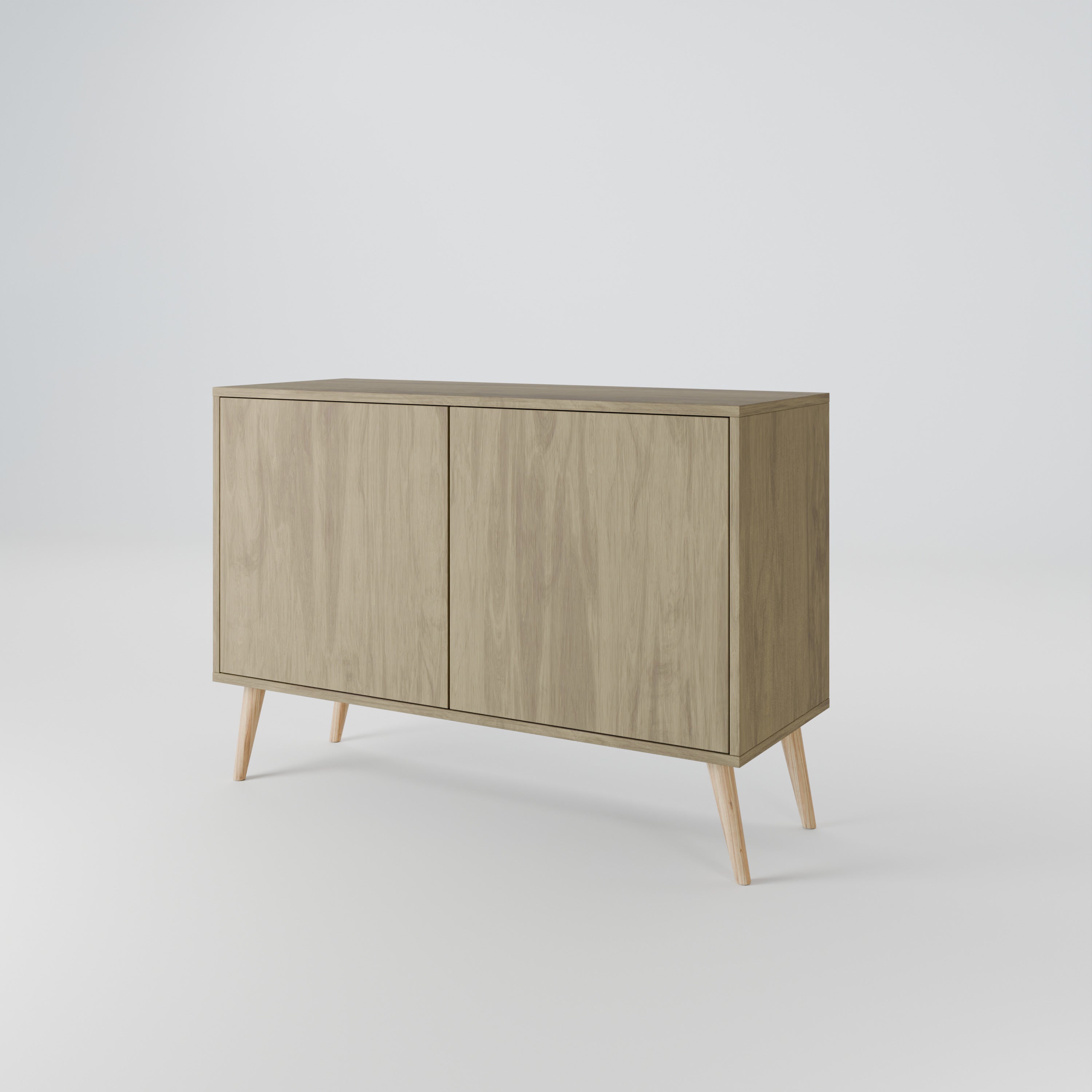 PURE WOOD Komoda 2-drzwiowa