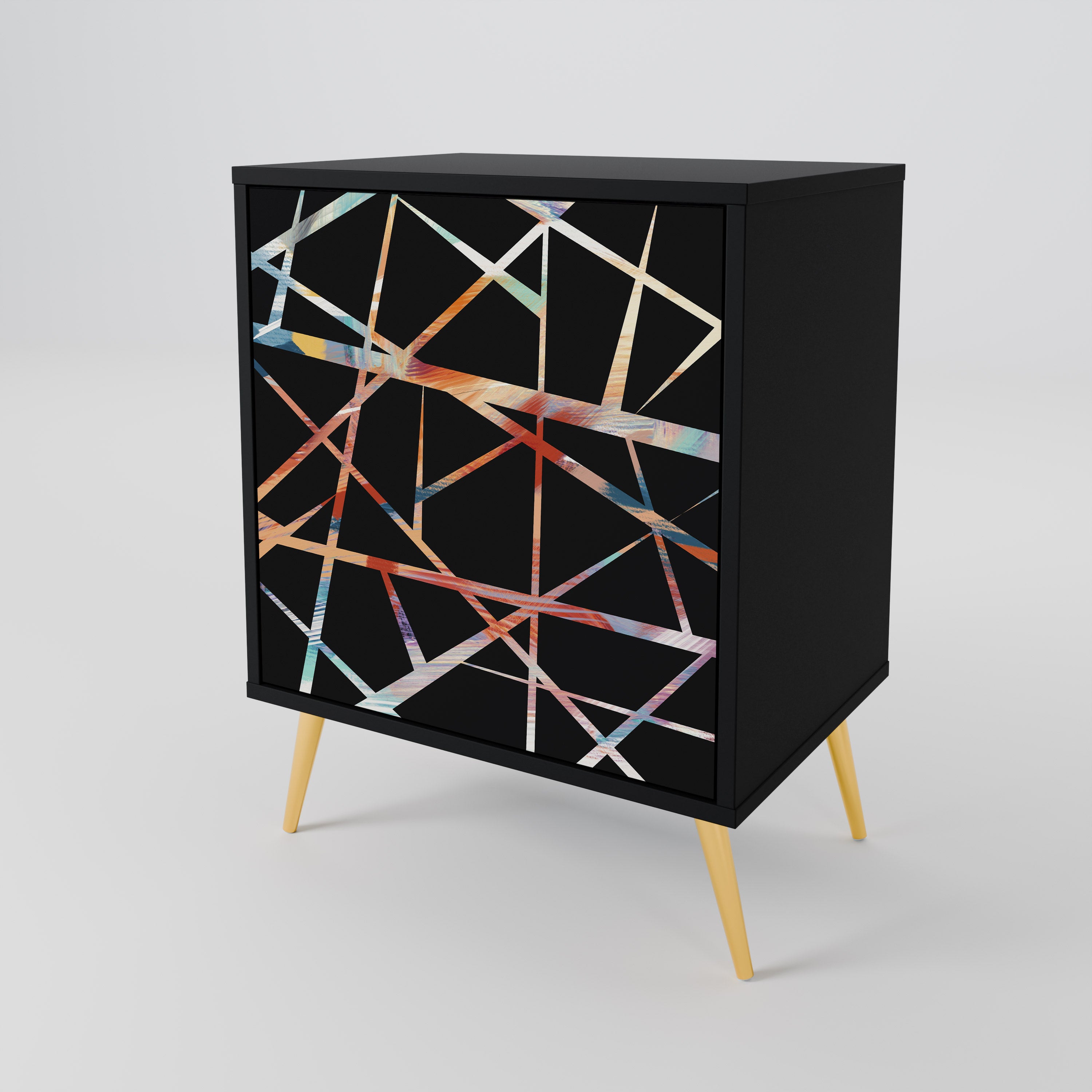 POLYGON VERVE Komoda 1-drzwiowa korpus Czarny