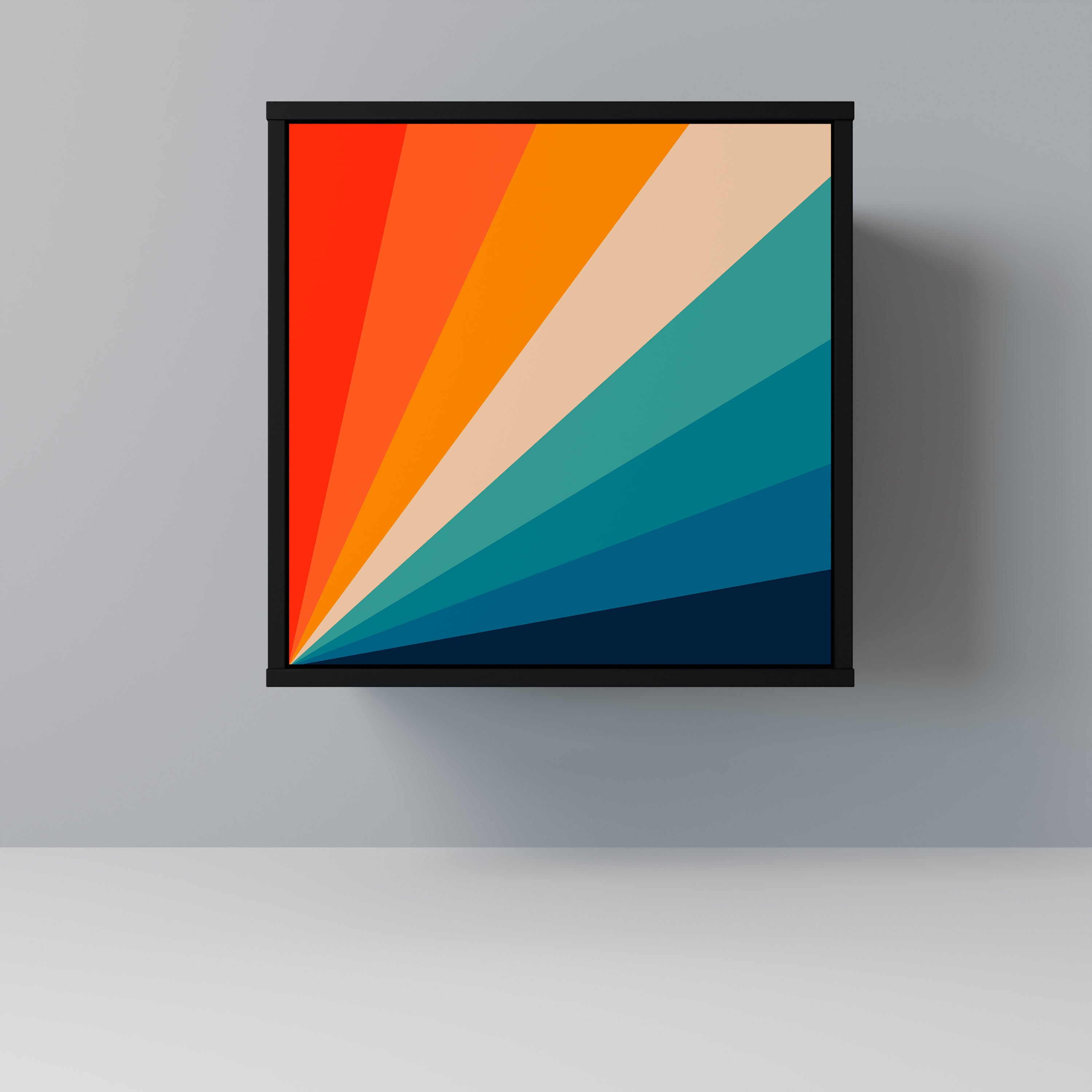 PRISM CONCUSSION Komoda 1-drzwiowa korpus Czarny