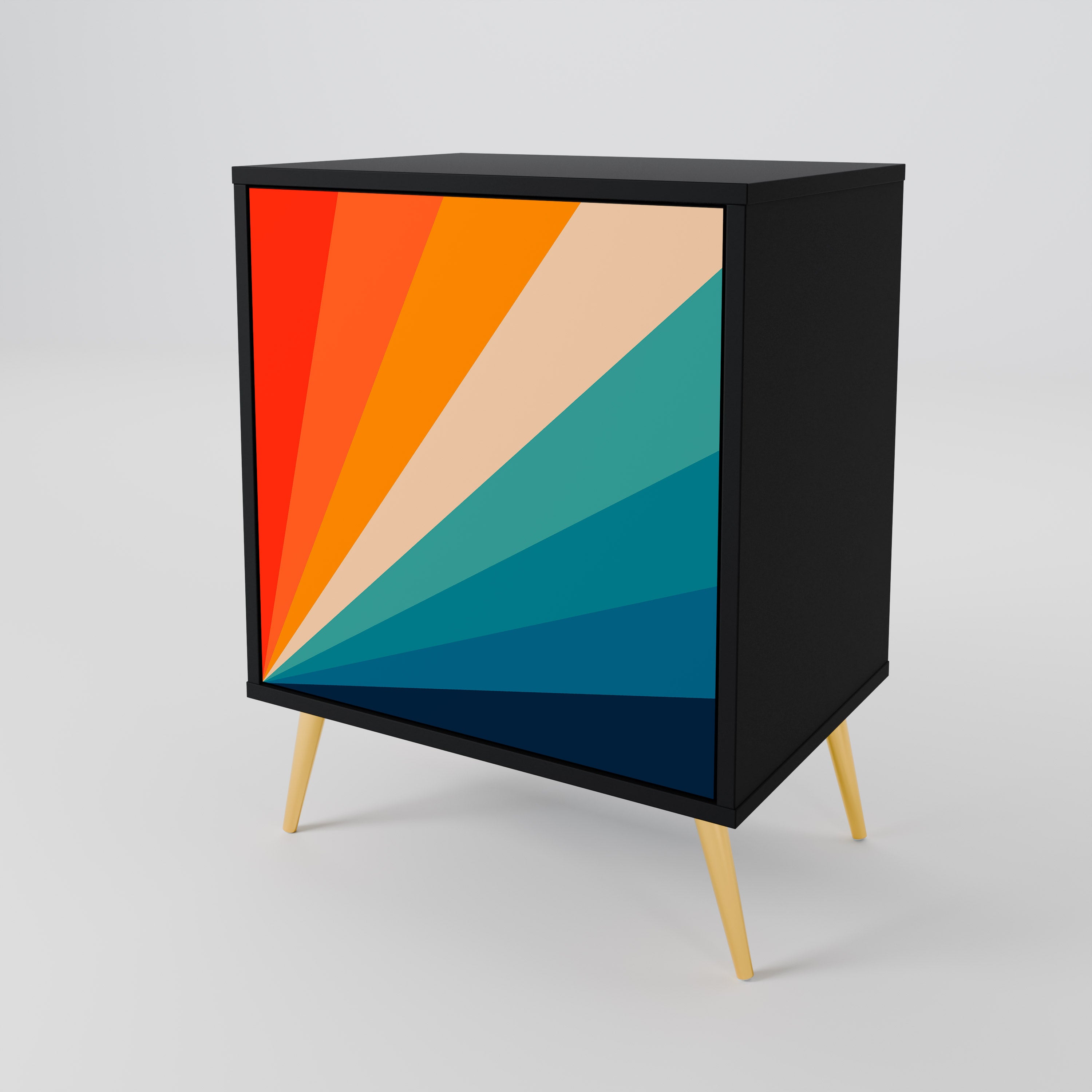 PRISM CONCUSSION Komoda 1-drzwiowa korpus Czarny