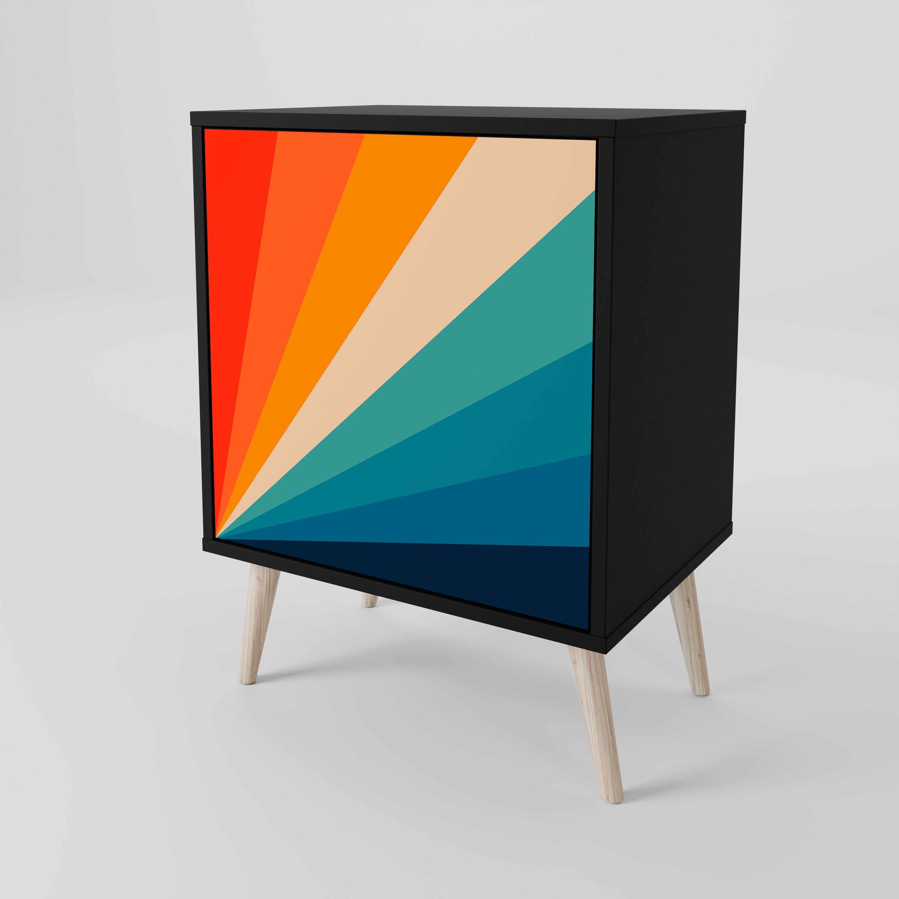 PRISM CONCUSSION Komoda 1-drzwiowa korpus Czarny