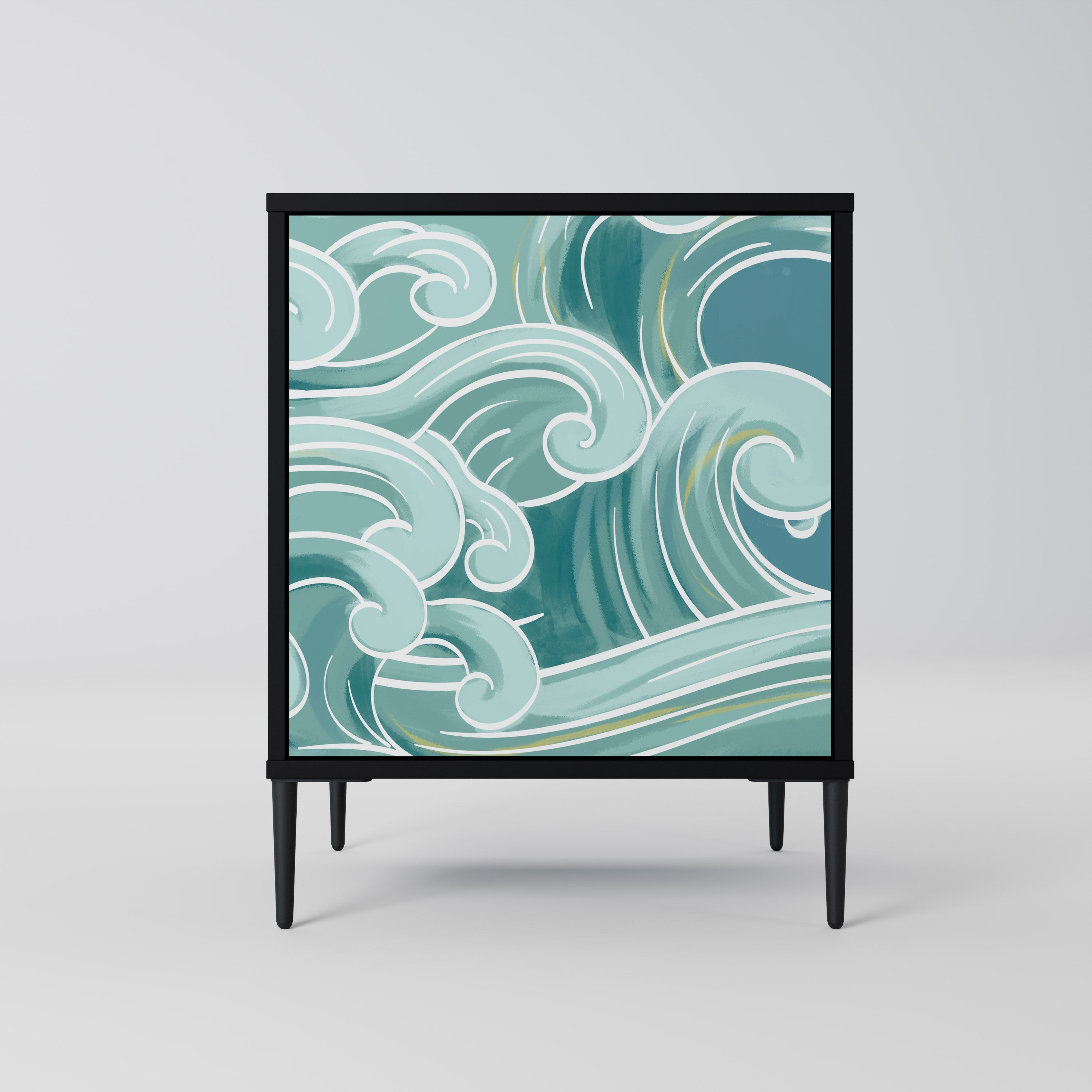 ASIAN SWAY Komoda 1-drzwiowa korpus Czarny