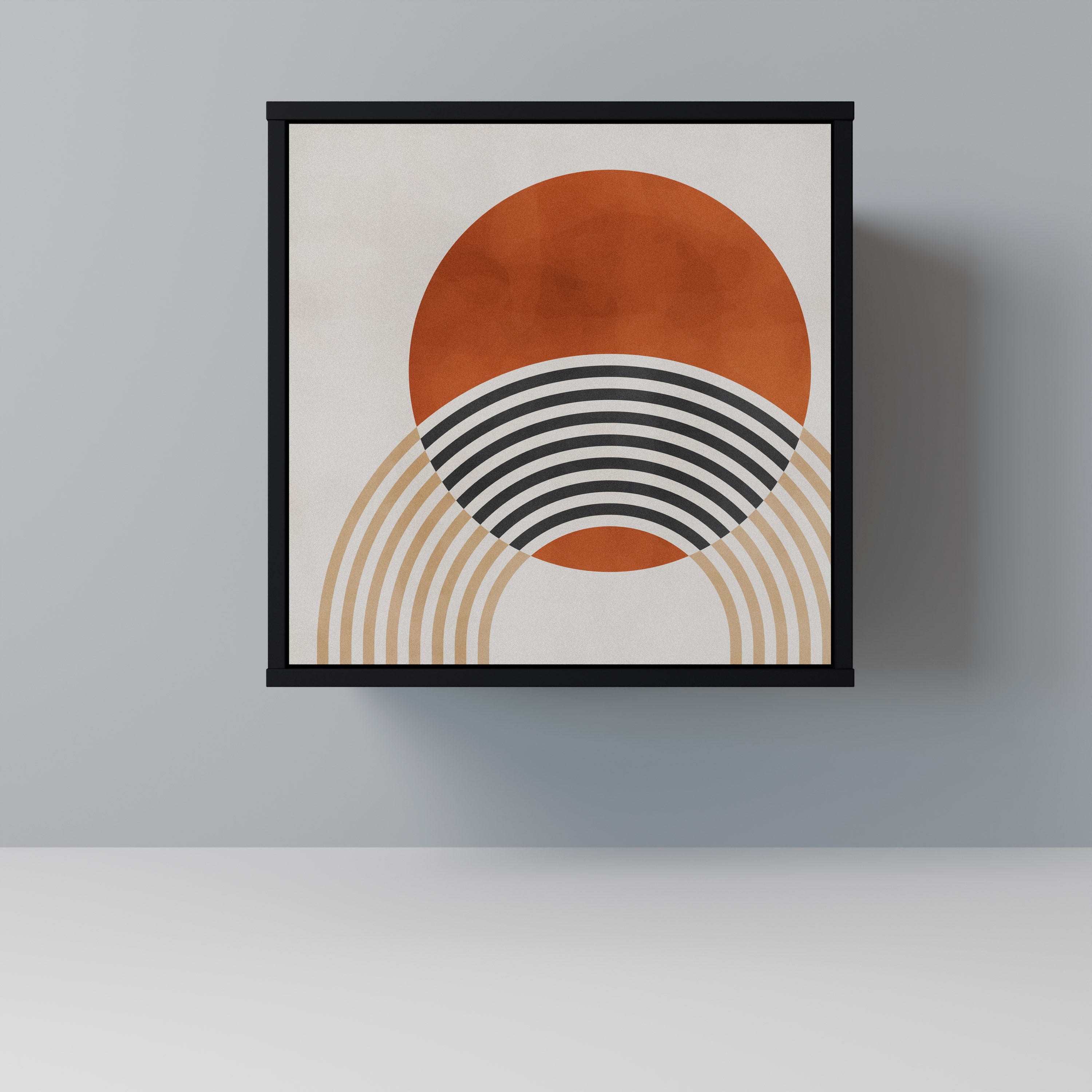 SPACE AROUND Komoda 1-drzwiowa korpus Czarny