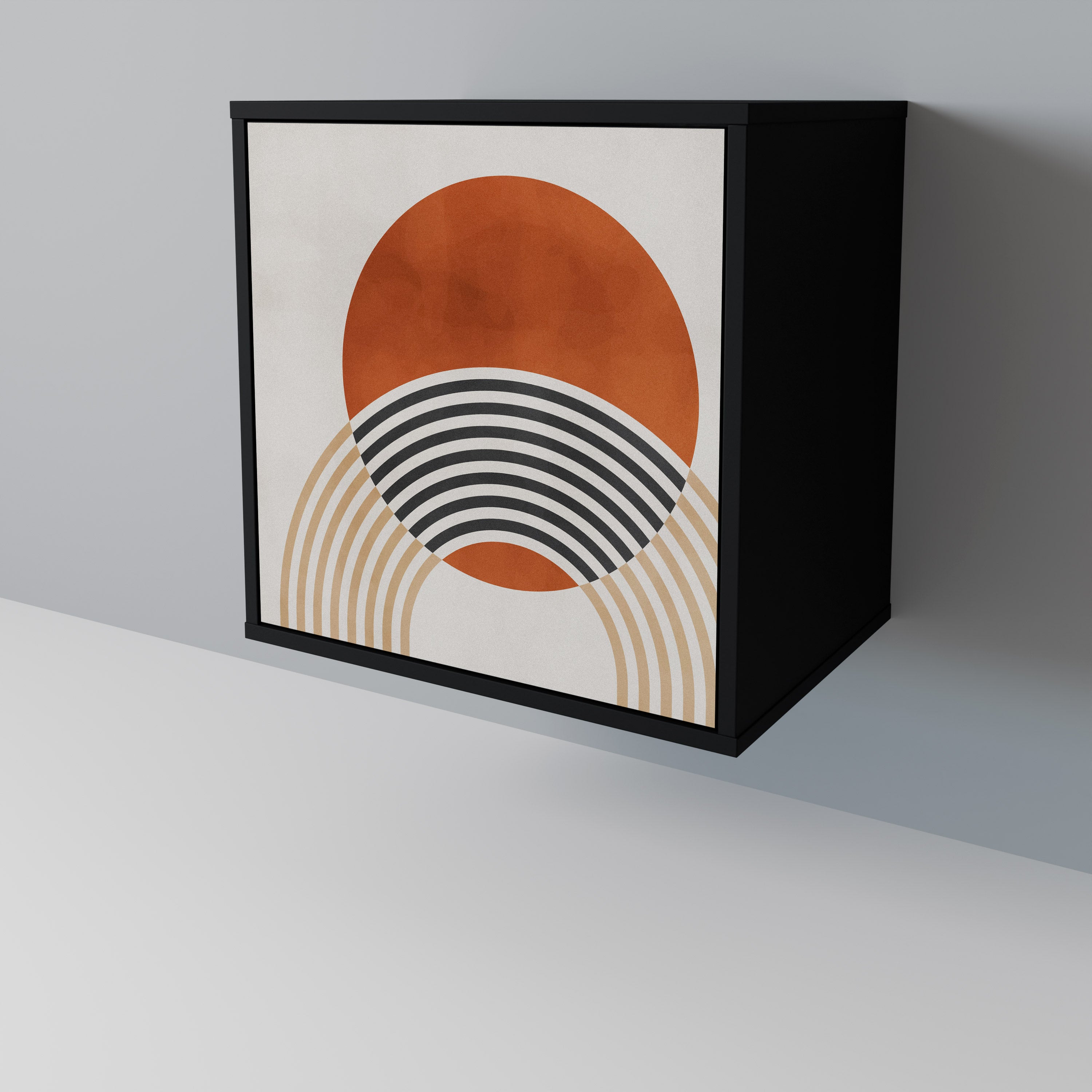 SPACE AROUND Komoda 1-drzwiowa korpus Czarny