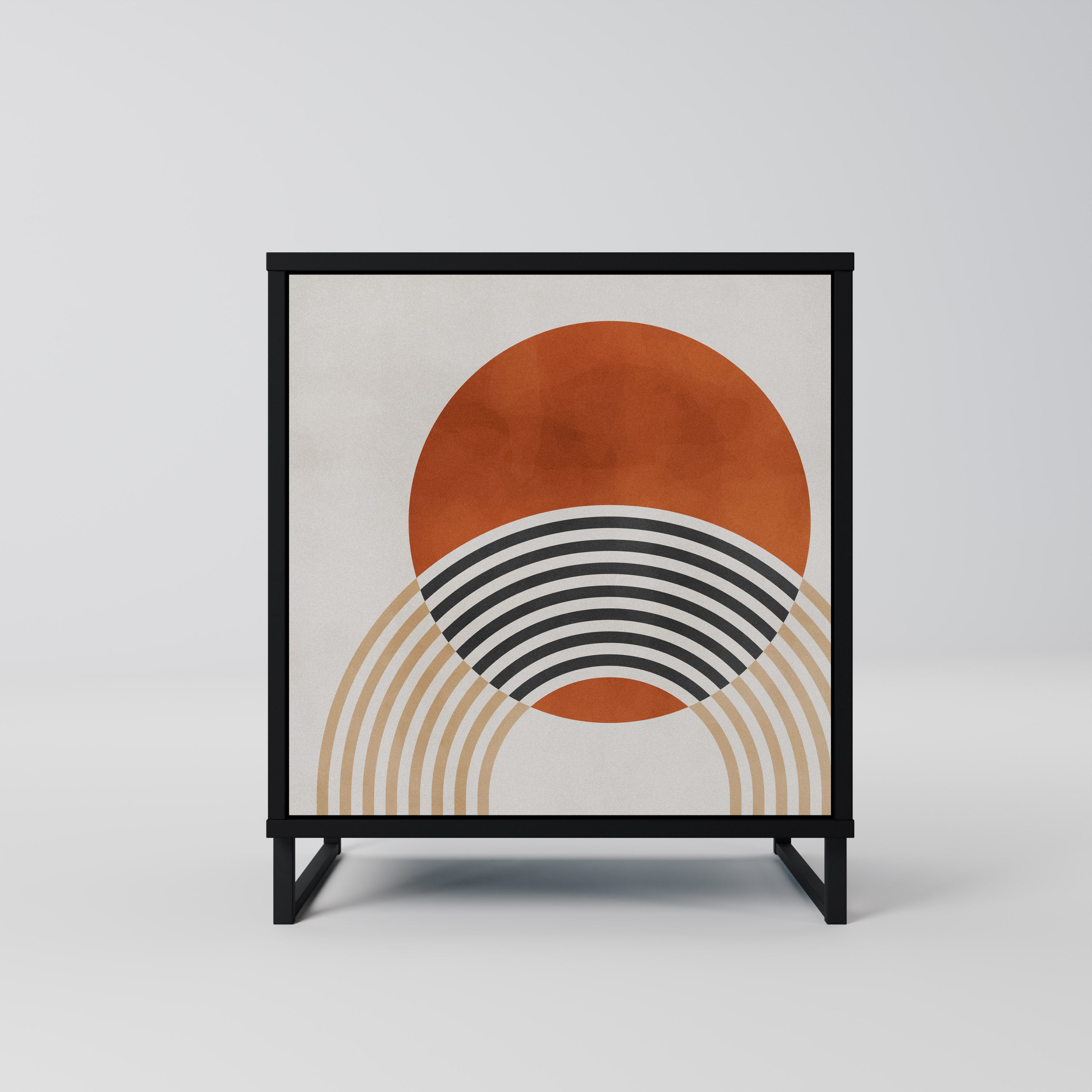 SPACE AROUND Komoda 1-drzwiowa korpus Czarny