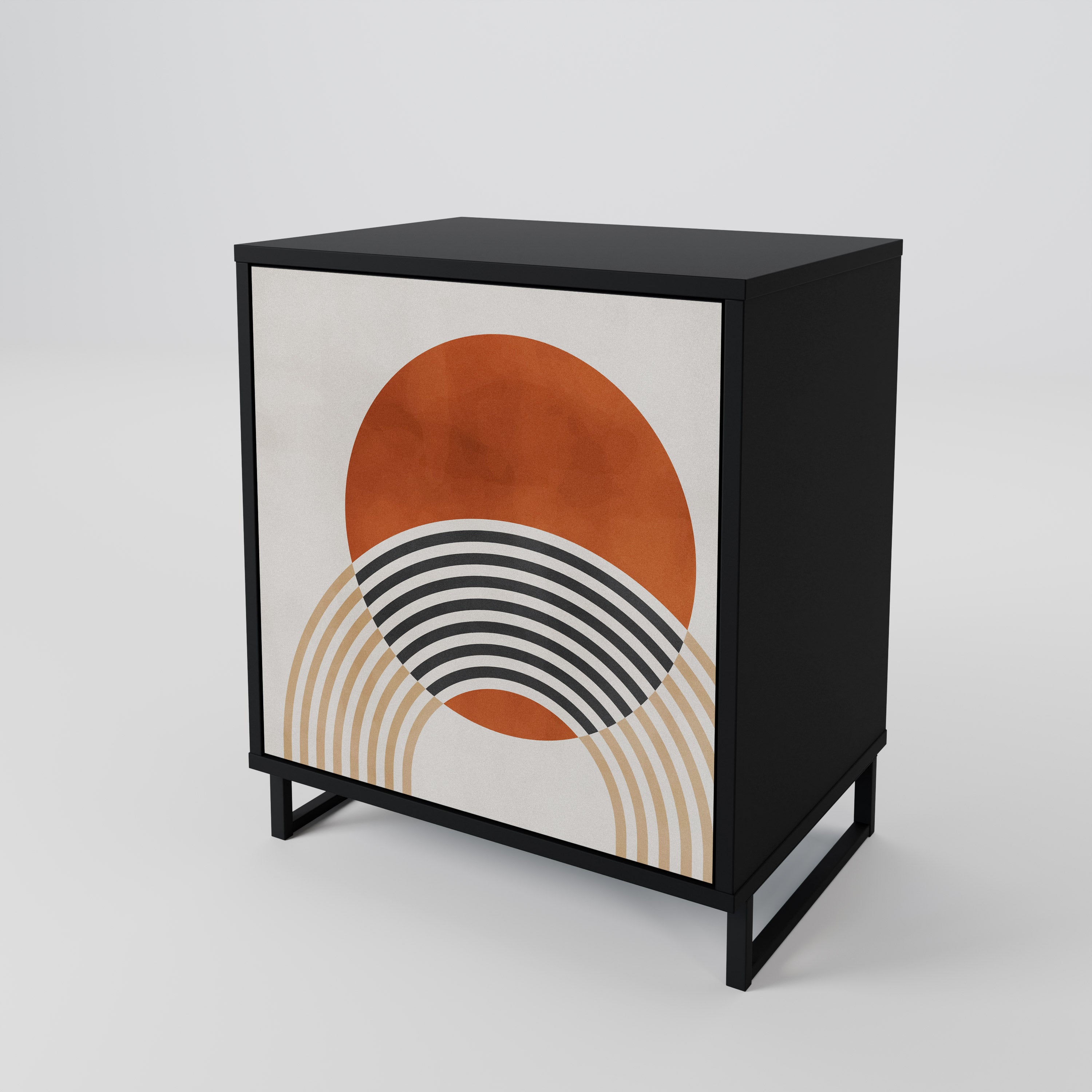 SPACE AROUND Komoda 1-drzwiowa korpus Czarny