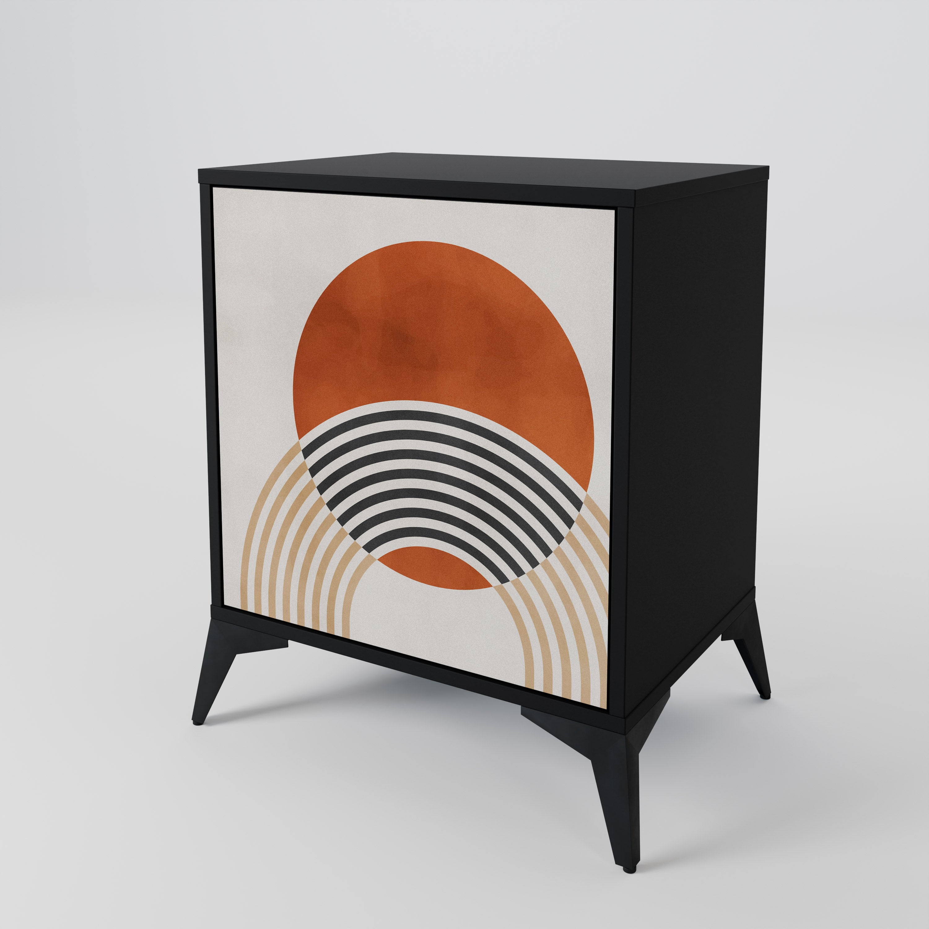 SPACE AROUND Komoda 1-drzwiowa korpus Czarny