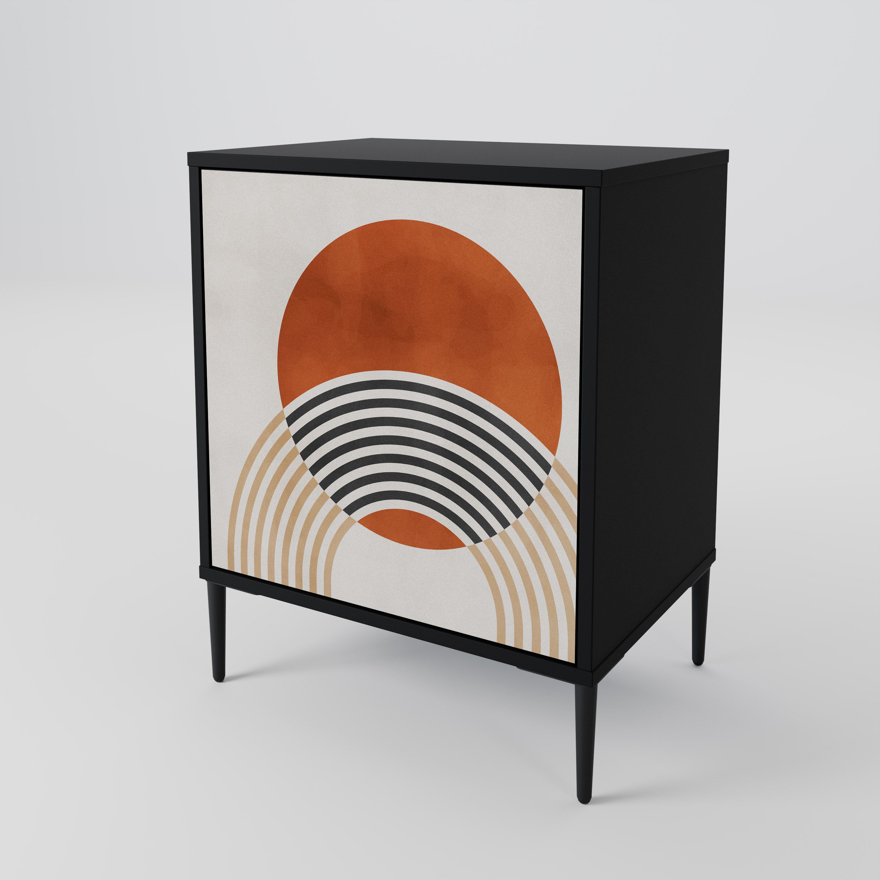 SPACE AROUND Komoda 1-drzwiowa korpus Czarny