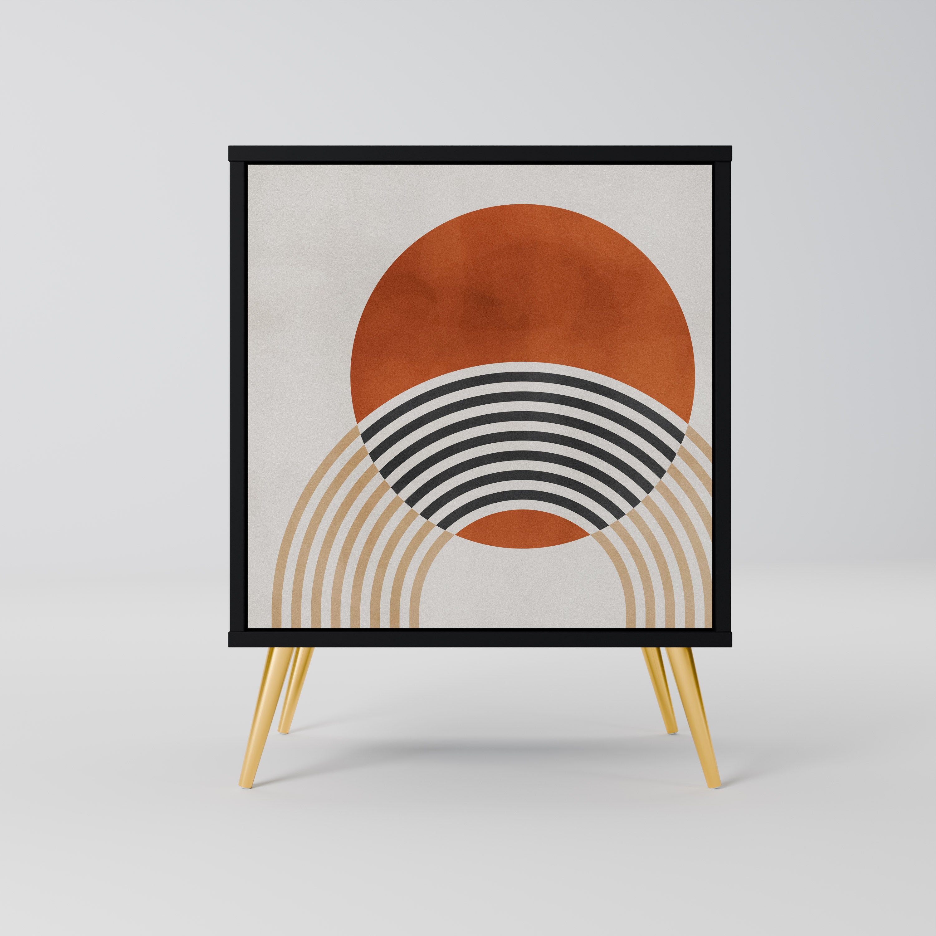 SPACE AROUND Komoda 1-drzwiowa korpus Czarny