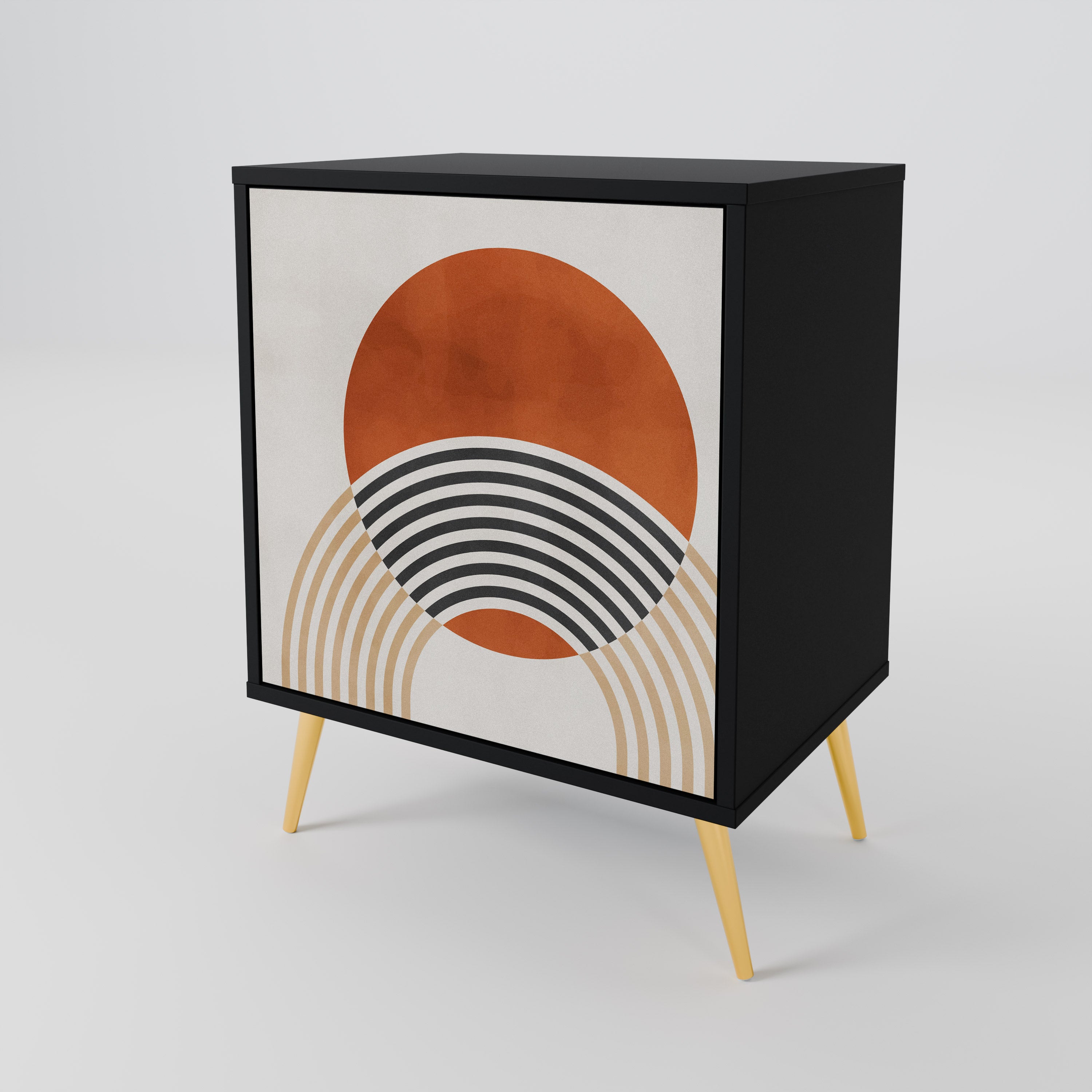 SPACE AROUND Komoda 1-drzwiowa korpus Czarny