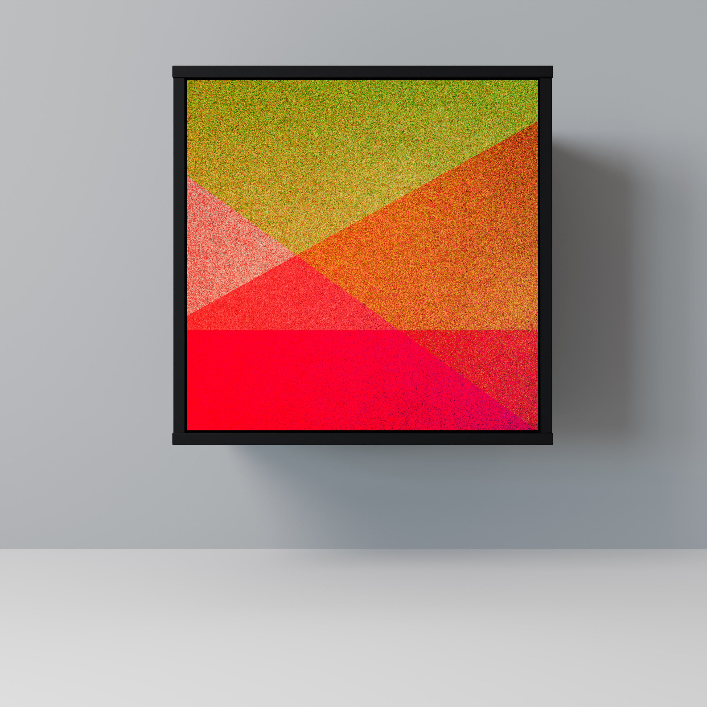 VIVID GEOMETRY Komoda 1-drzwiowa korpus Czarny