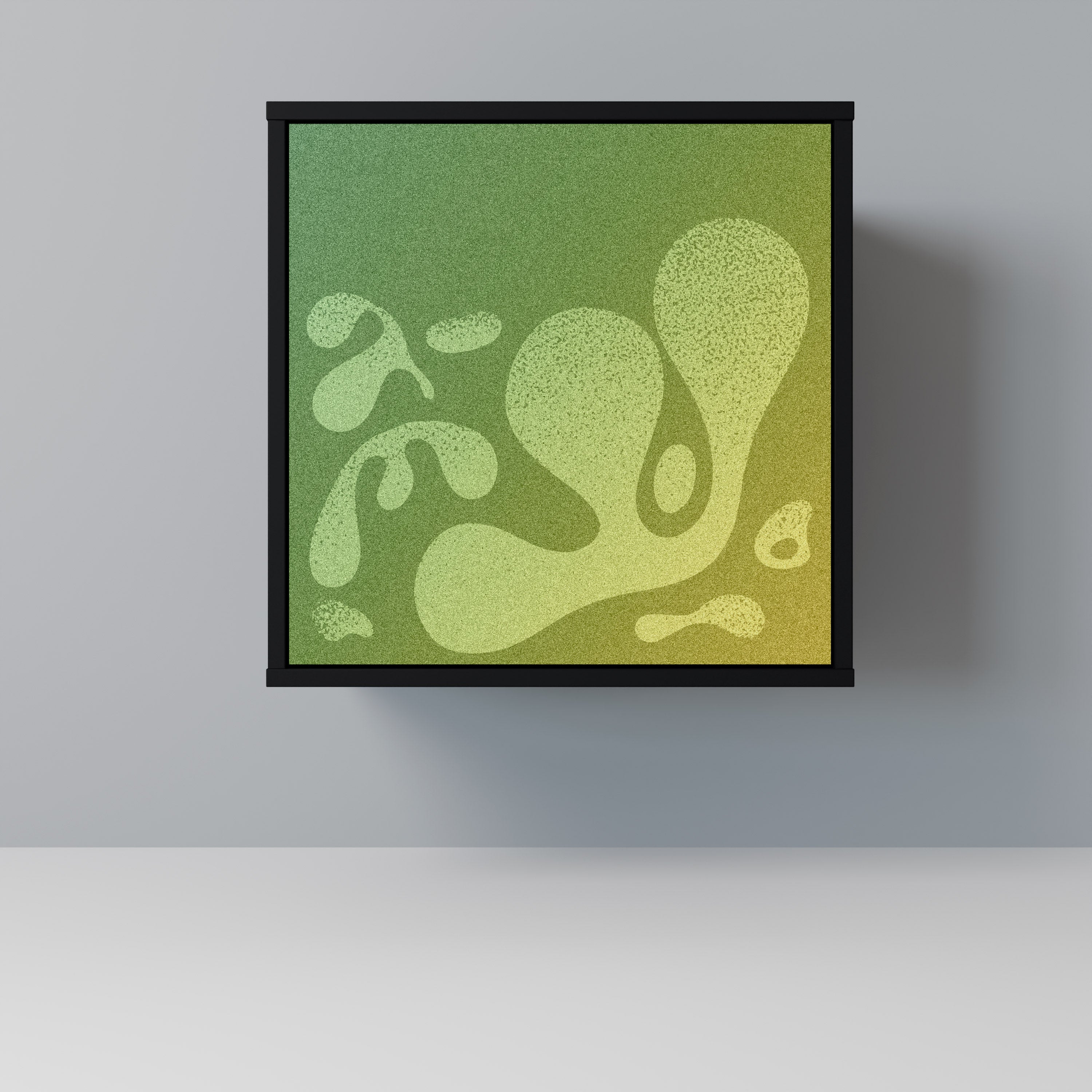 IRREGULAR BLUE Komoda 1-drzwiowa korpus Czarny