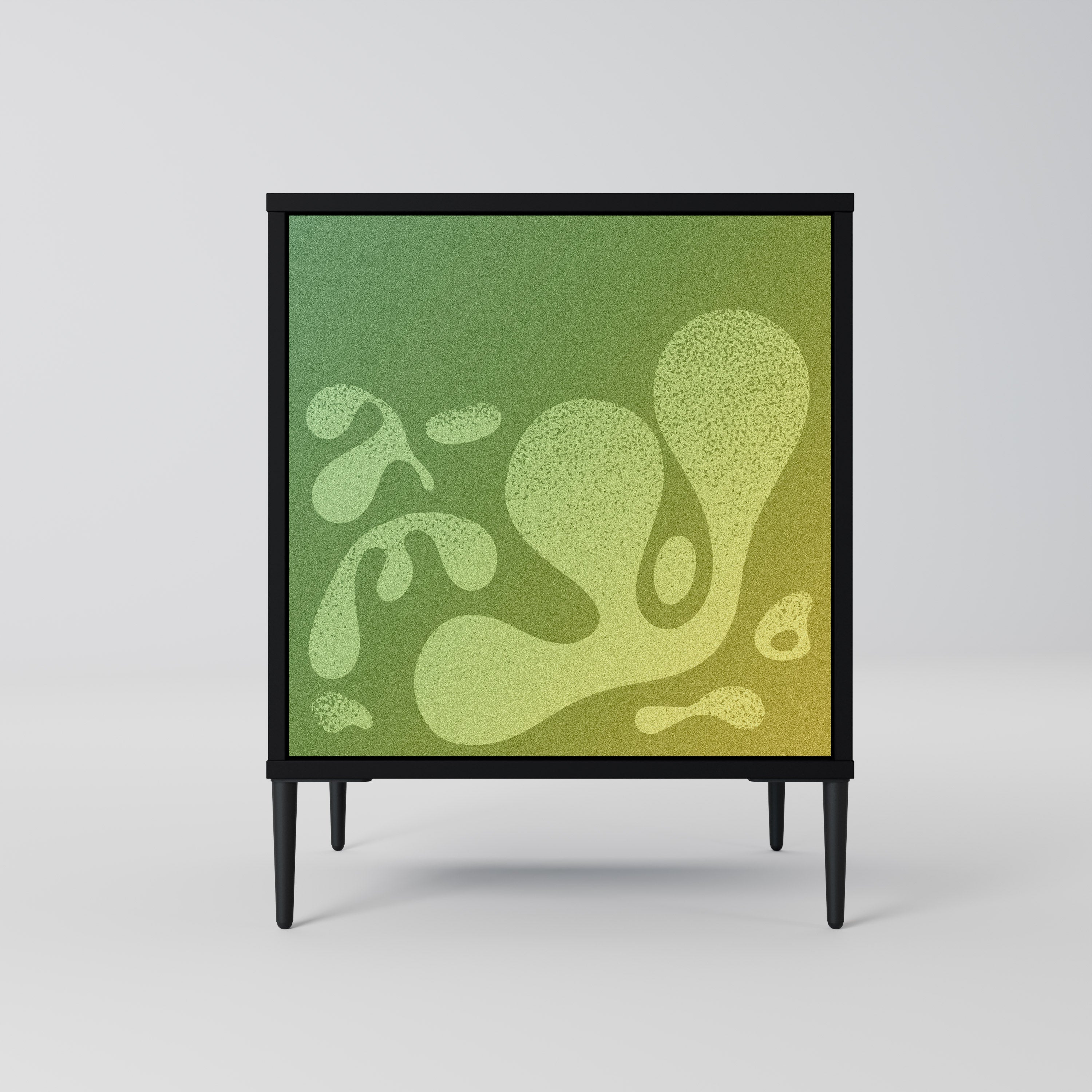 IRREGULAR BLUE Komoda 1-drzwiowa korpus Czarny