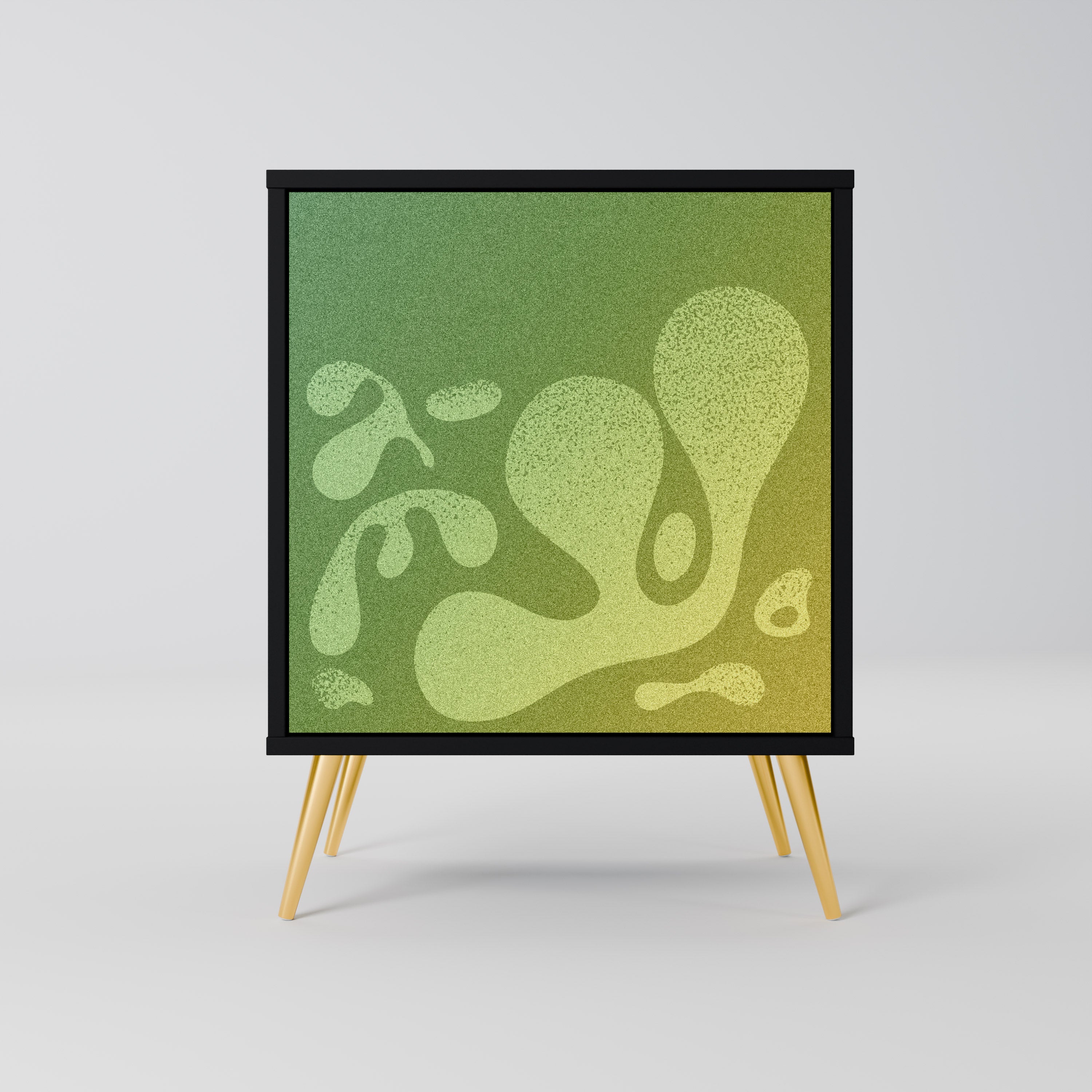 IRREGULAR BLUE Komoda 1-drzwiowa korpus Czarny