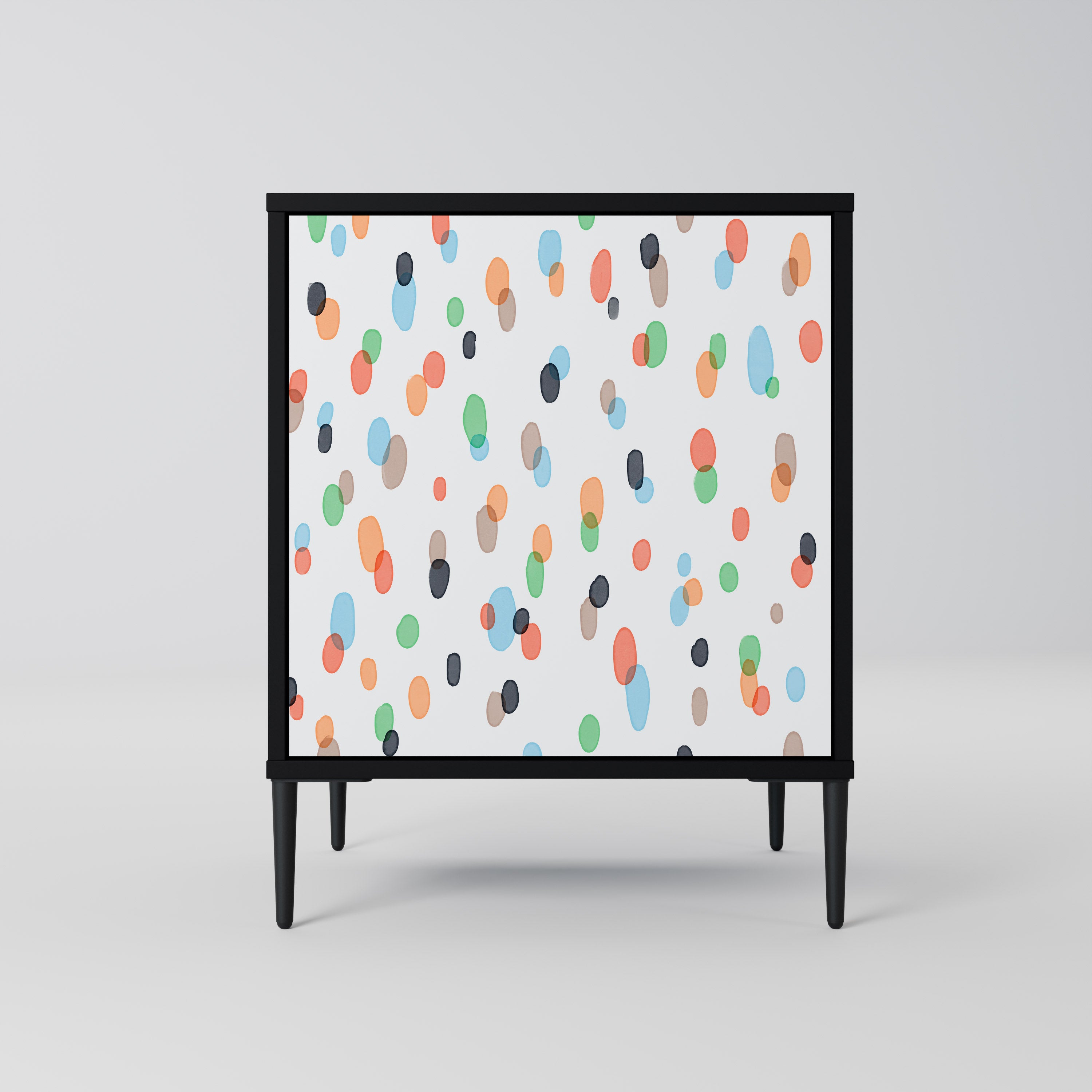 ENERGETIC SPOTS Komoda 1-drzwiowa korpus Czarny