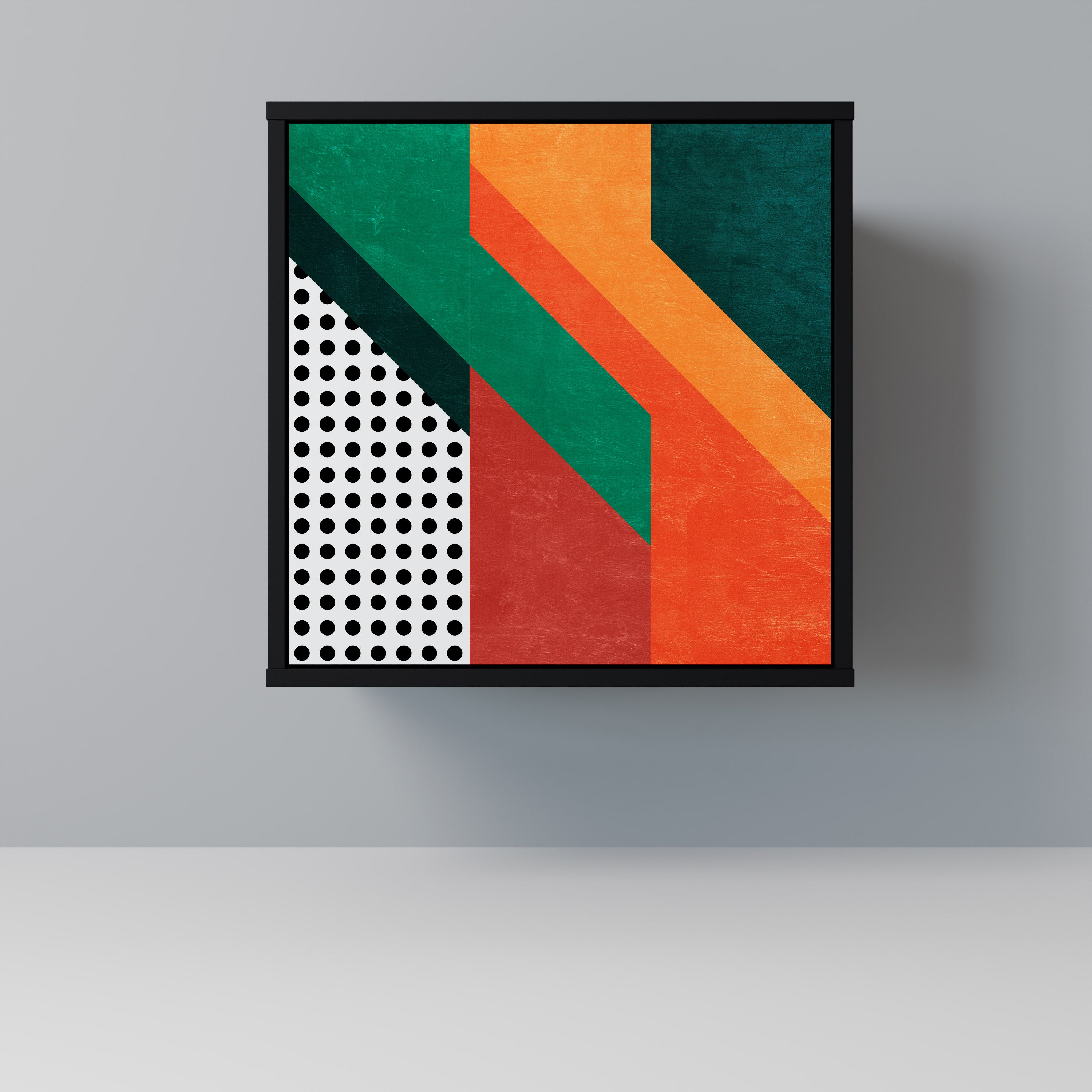 MAKESHIFT ARTISTRY Komoda 1-drzwiowa korpus Czarny