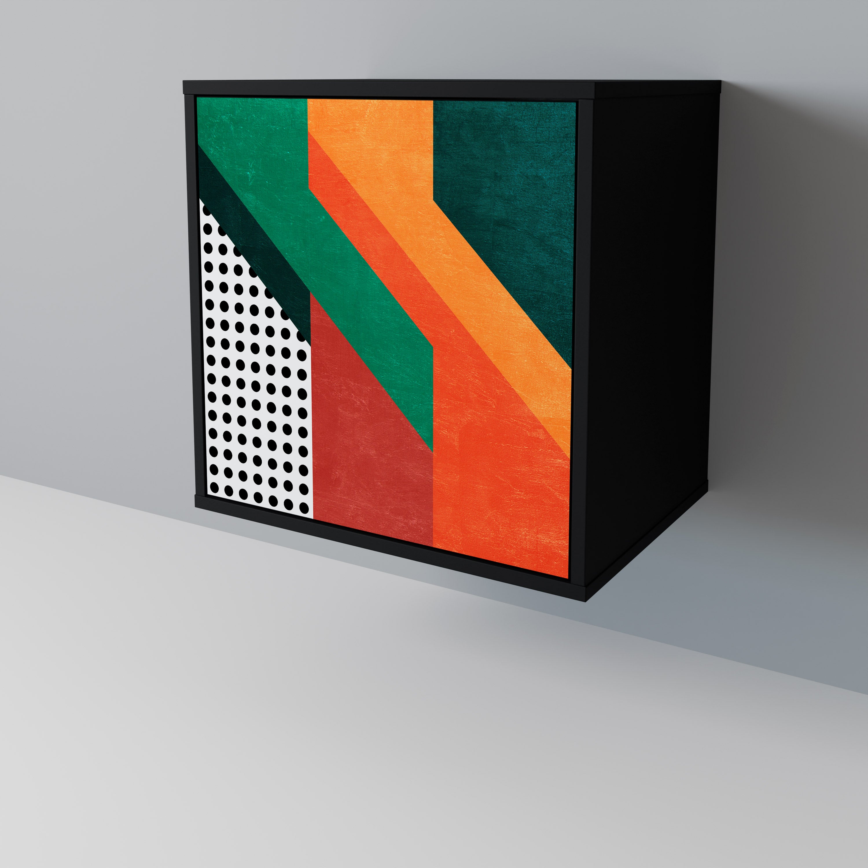 MAKESHIFT ARTISTRY Komoda 1-drzwiowa korpus Czarny