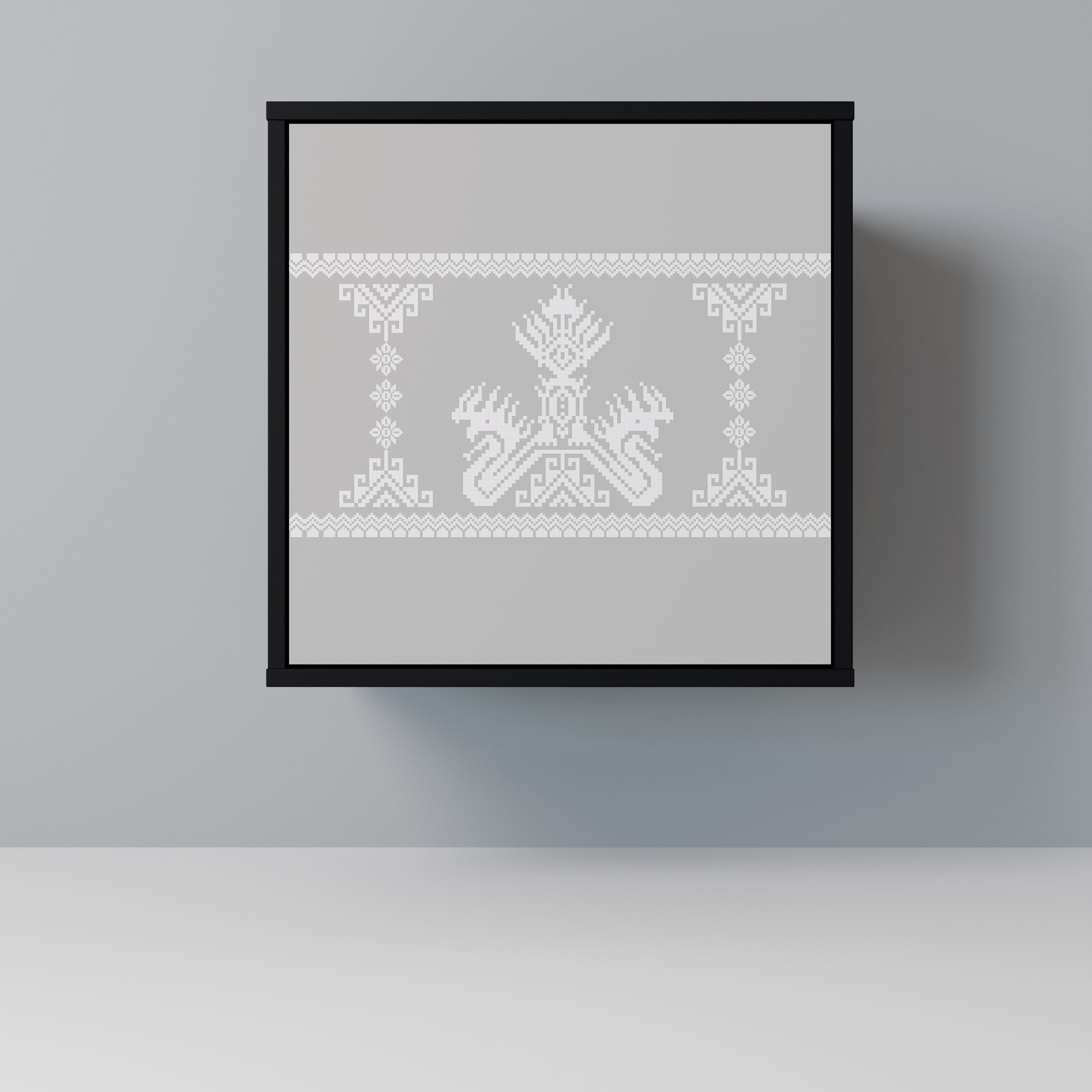 THAI GRAY Komoda 1-drzwiowa korpus Czarny