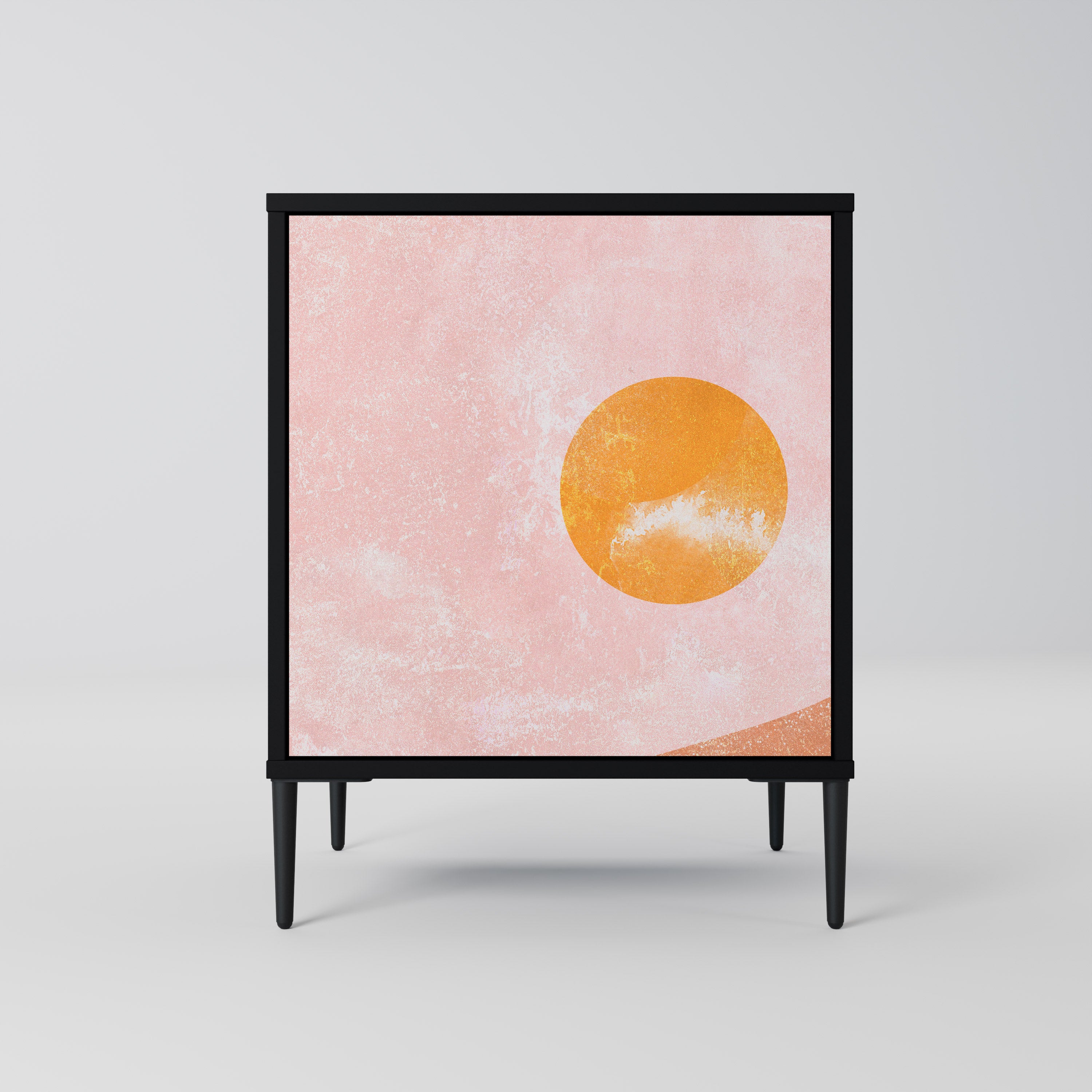 LUMINOUS SUNLIGHT Komoda 1-drzwiowa korpus Czarny