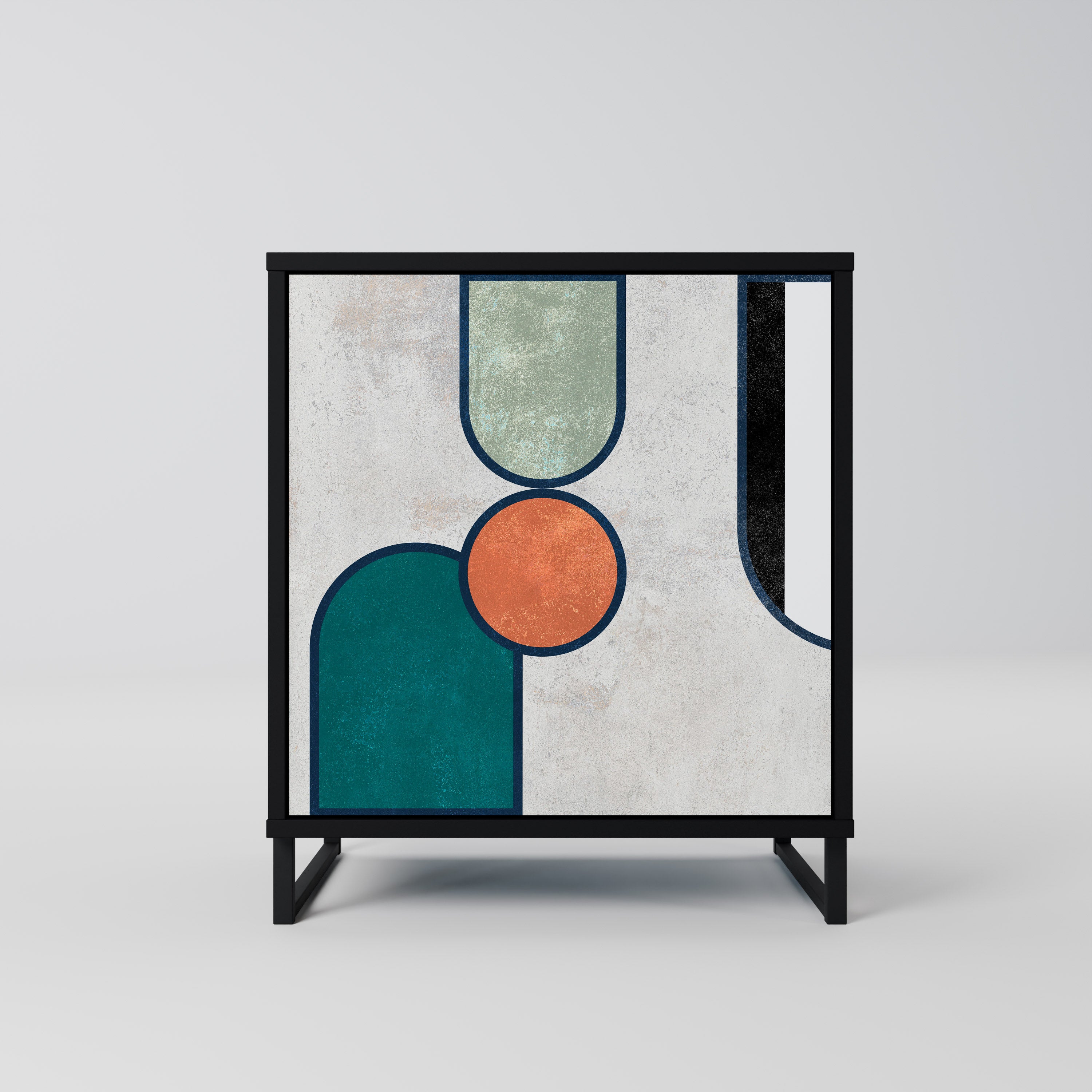 COOL STORY Komoda 1-drzwiowa korpus Czarny